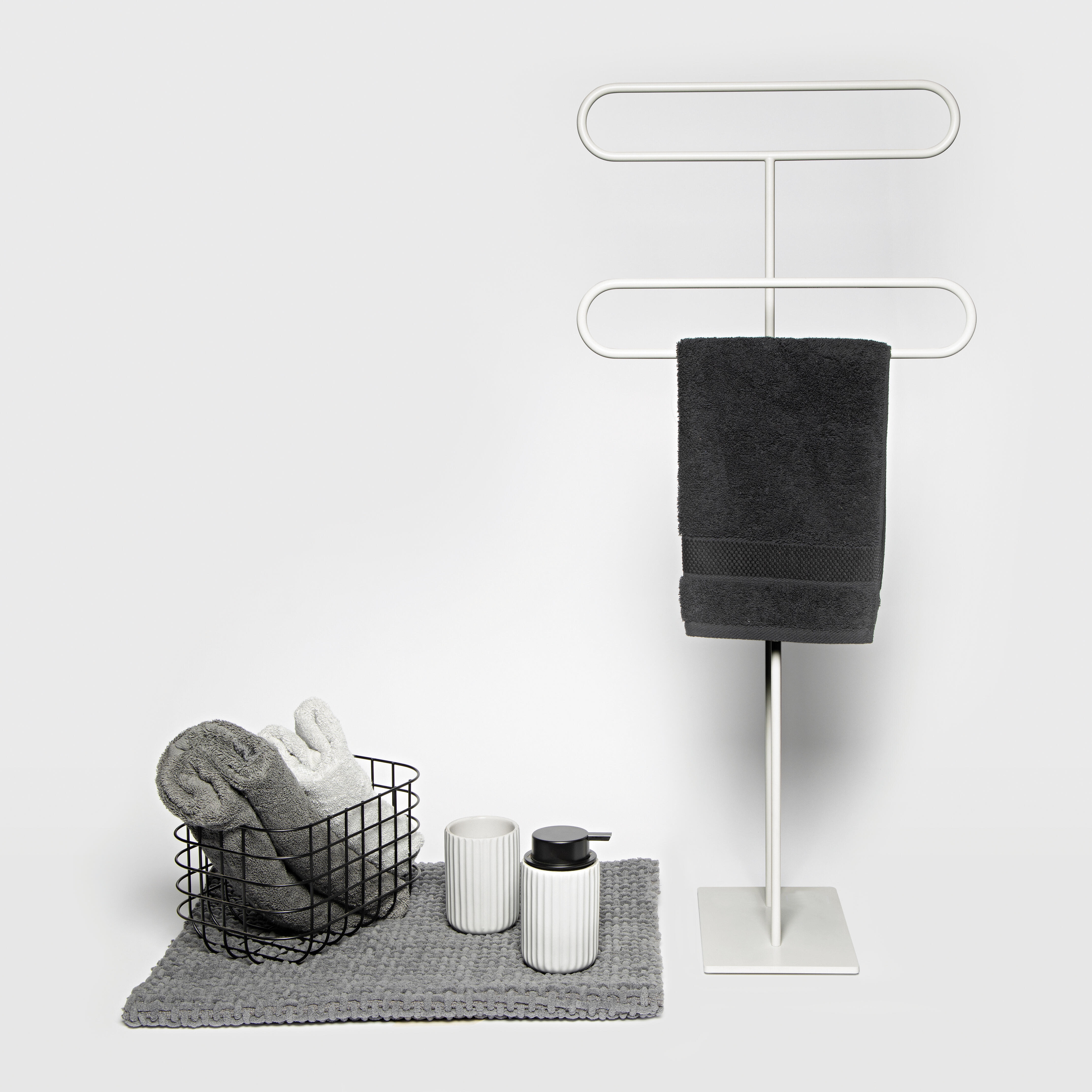 Cesto 25X17,5X13 cm metal preto Sensea - 11