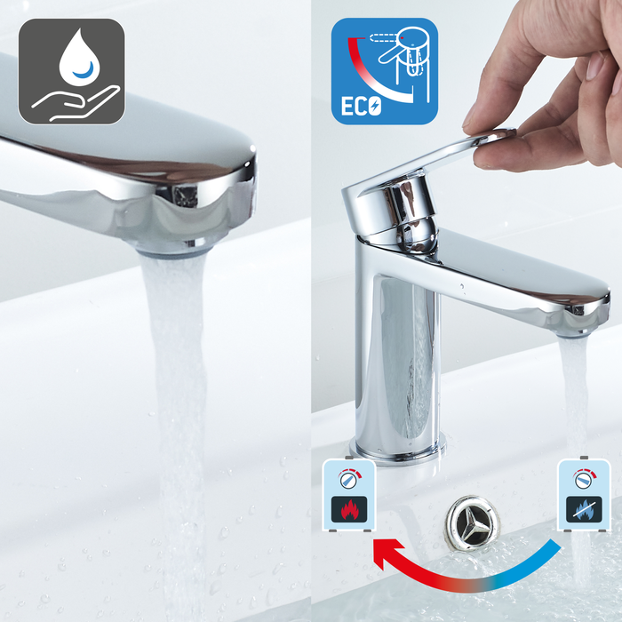 Apertura en frio grifo lavabo Icone