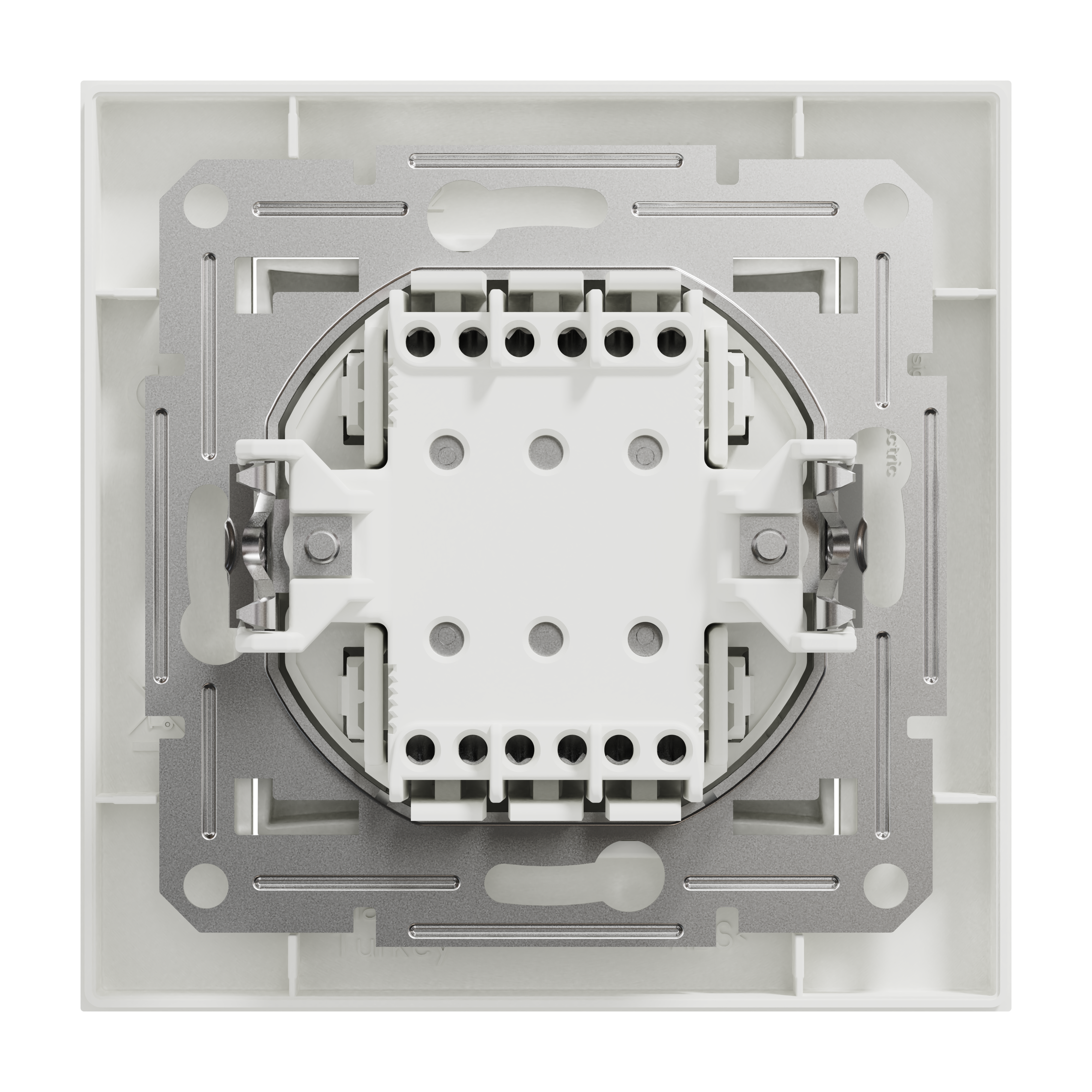 Doble conmutador SCHNEIDER ELECTRIC Miluz blanco - 3