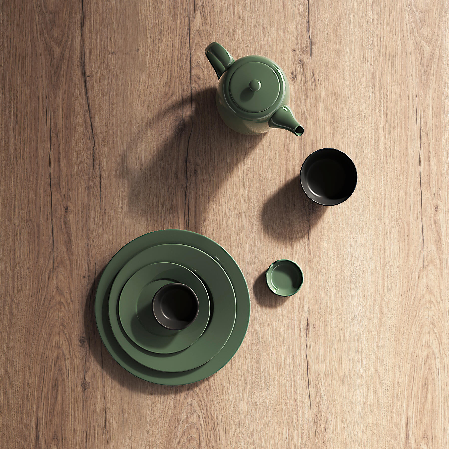 Plan de travail stratifié Chêne Tokyo L.315 x P.65 cm, Ep.38 mm - 2