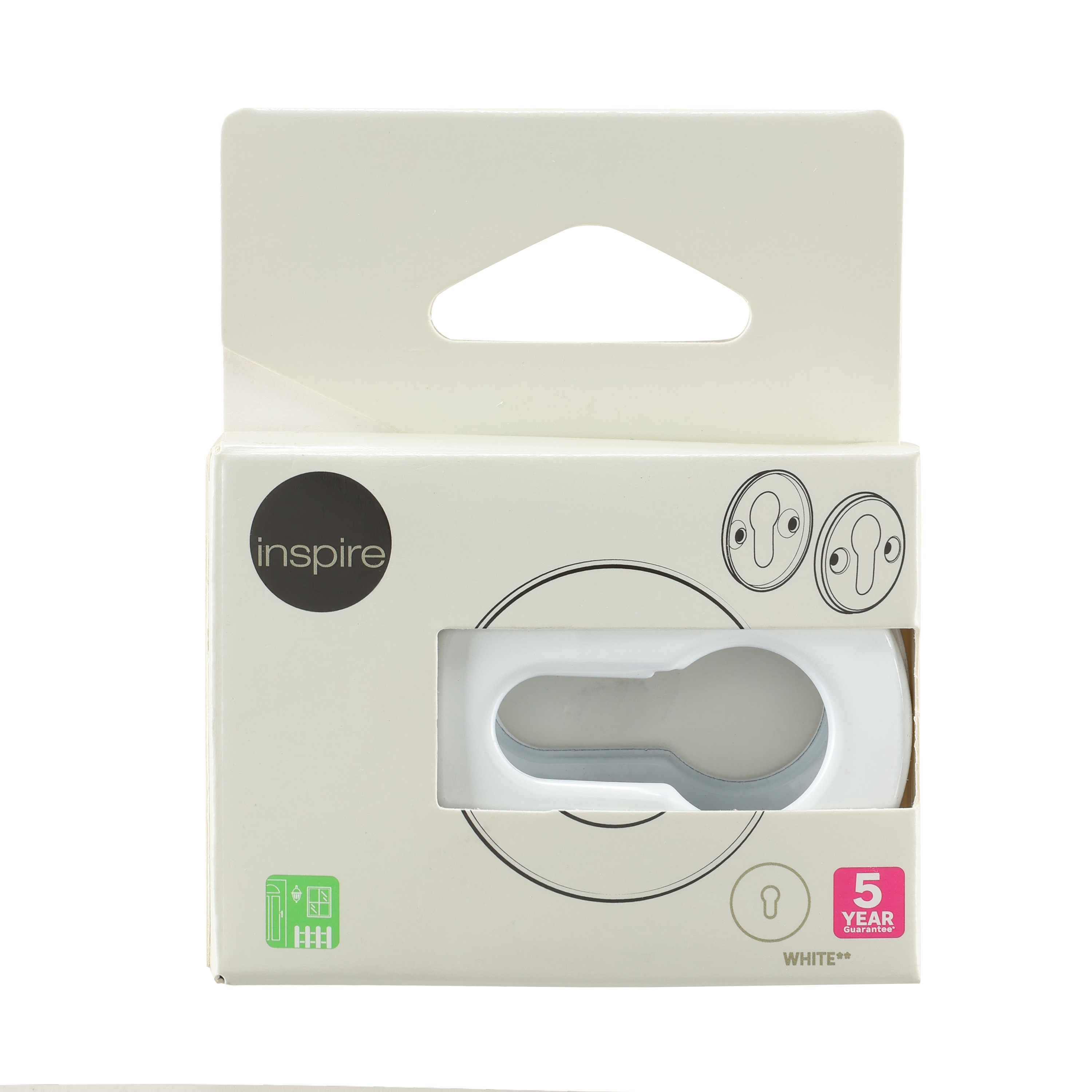 2 rosaces de fonction INSPIRE Gilda Maya blanc trou de cylindre A10 - 9