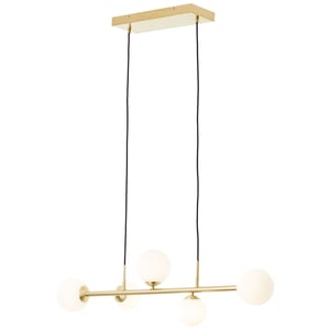 Suspension Callas, acier, blanc, Diam.12 cm INSPIRE, G9