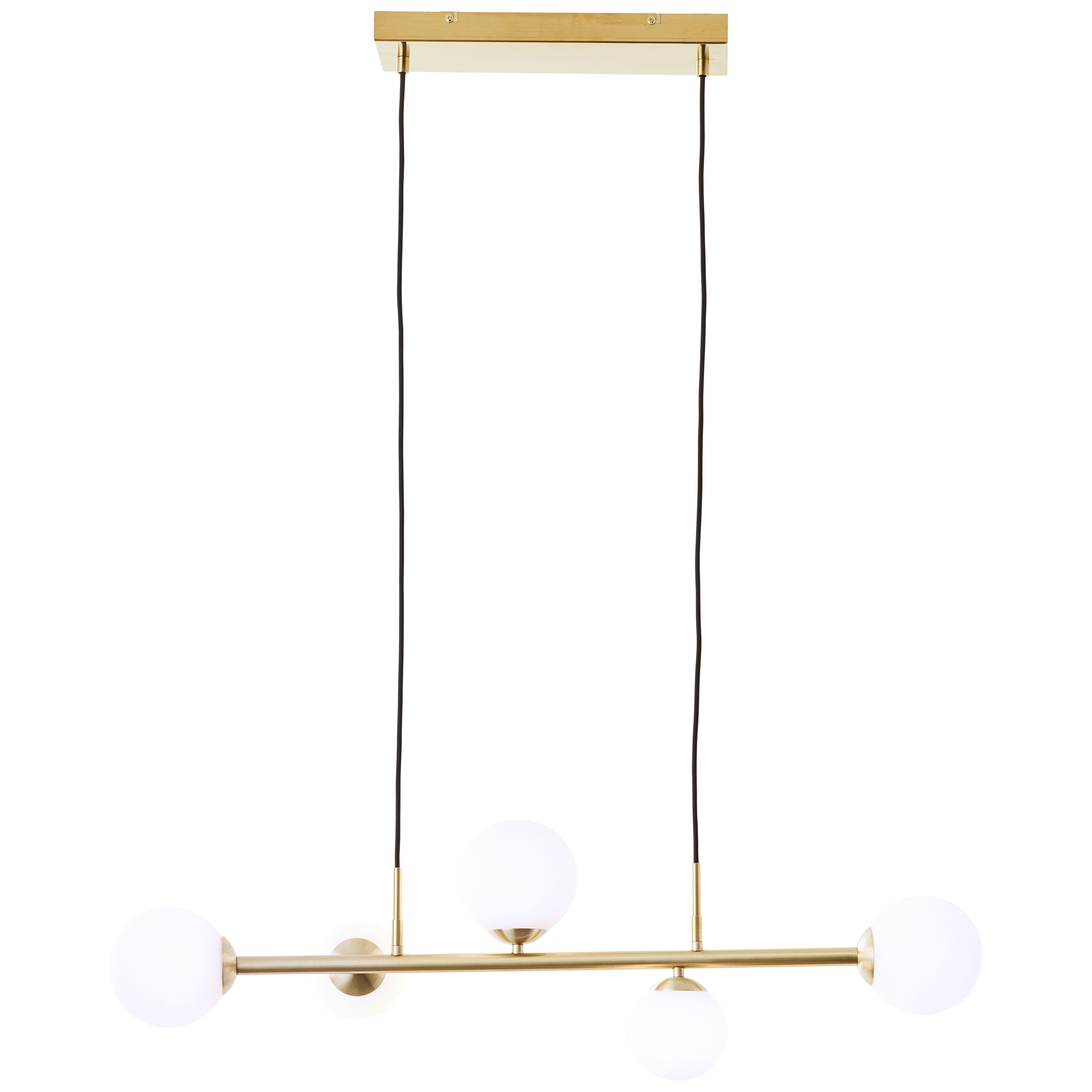 Candeeiro de teto suspenso CALLAS 5L G9 88cm latão inspire - 31