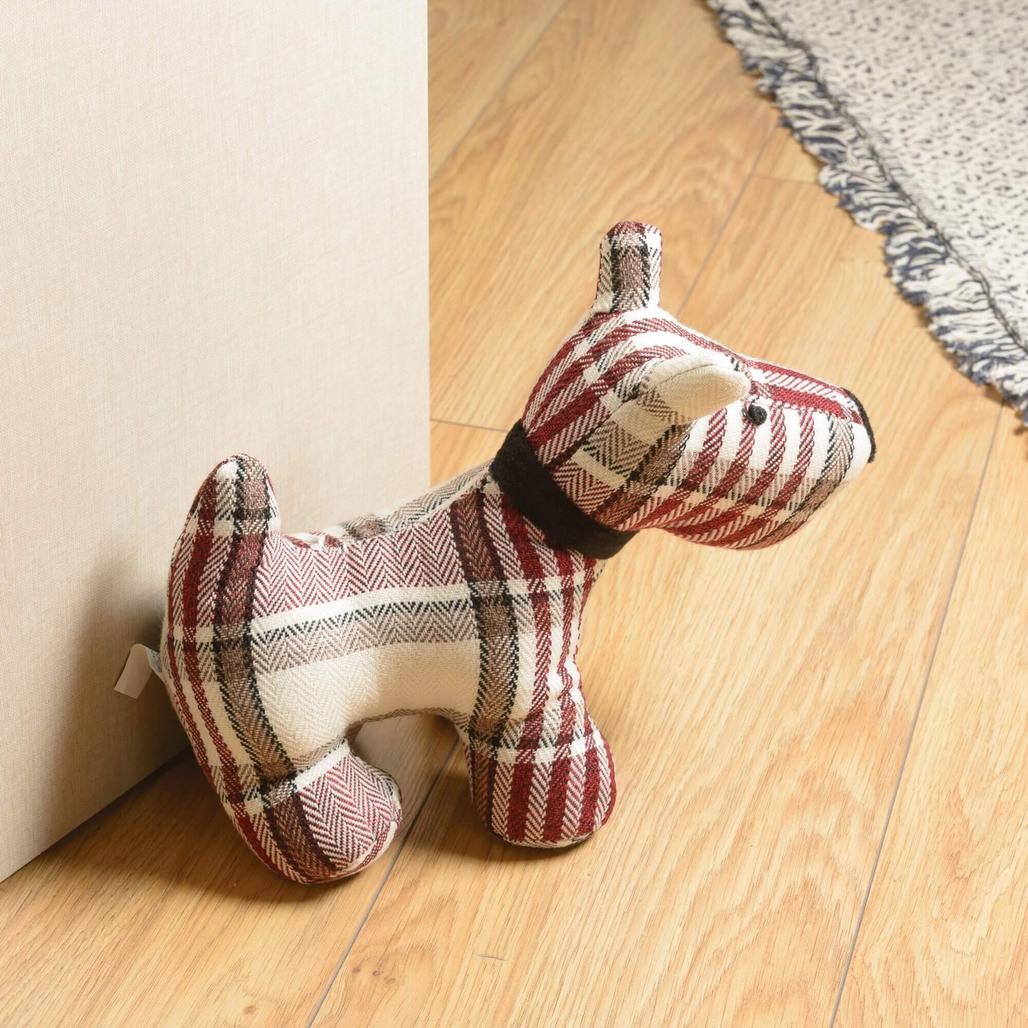 Bloque-porte amovible REI Chien écossais en tissu L.30.5 x H.13.4 x l.30.5 cm - 8