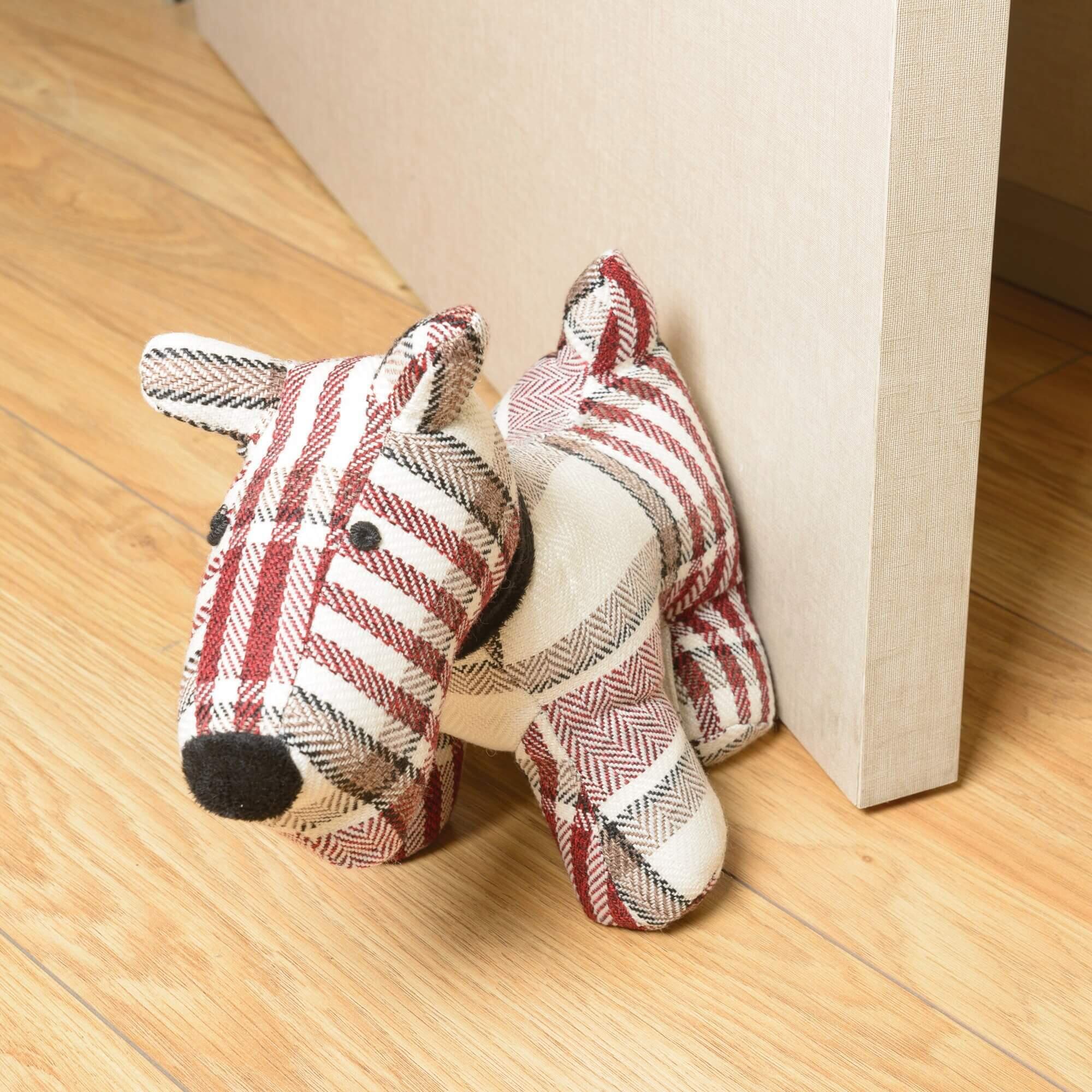 Bloque-porte amovible REI Chien écossais en tissu L.30.5 x H.13.4 x l.30.5 cm - 3