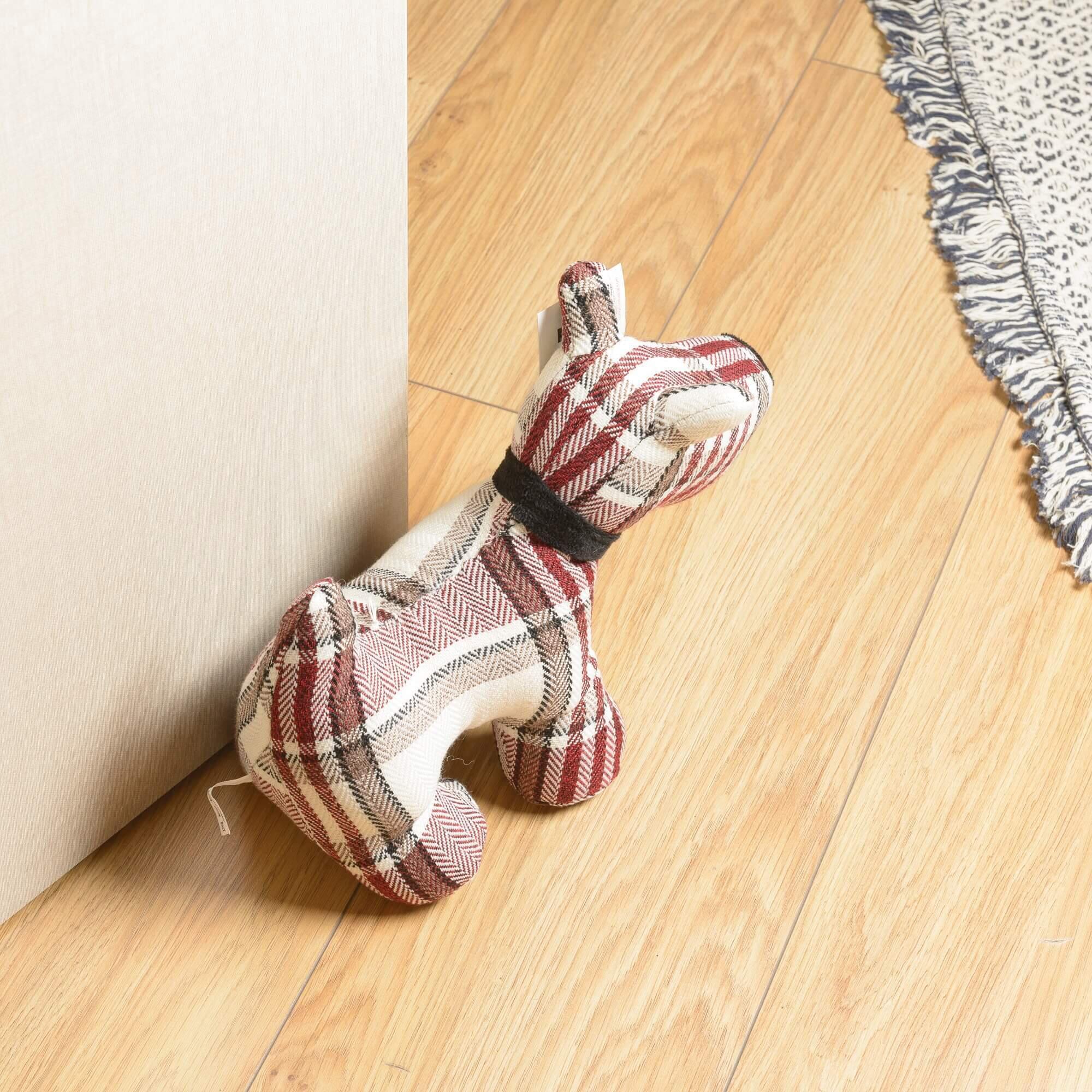 Bloque-porte amovible REI Chien écossais en tissu L.30.5 x H.13.4 x l.30.5 cm - 5
