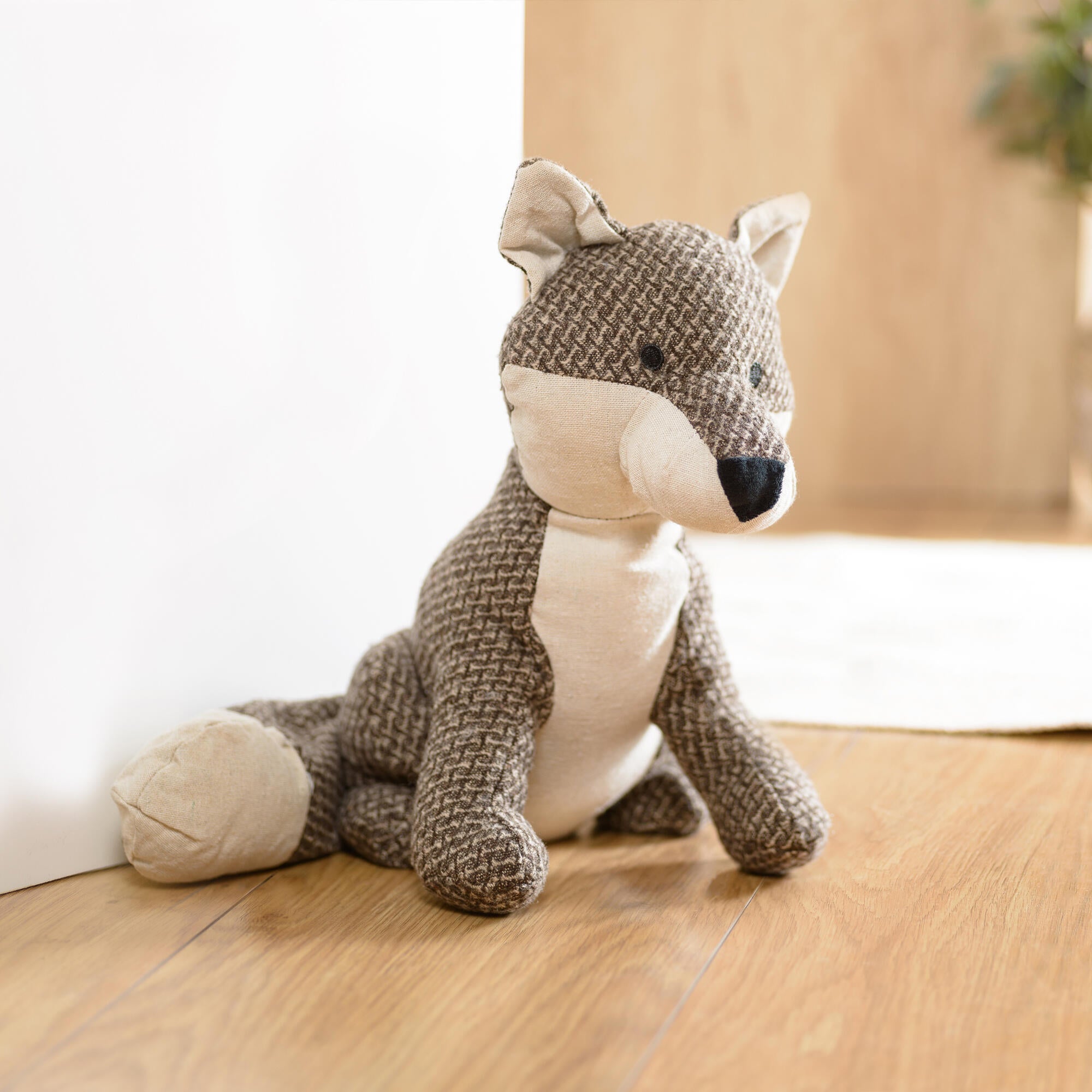 Cale-porte En Velours Bouclé Renard 38cm Couleur Cognac Paris Prix