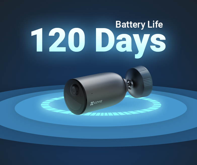 Caméra de surveillance autonome sur batterie EB3 2K, Ezviz - 11