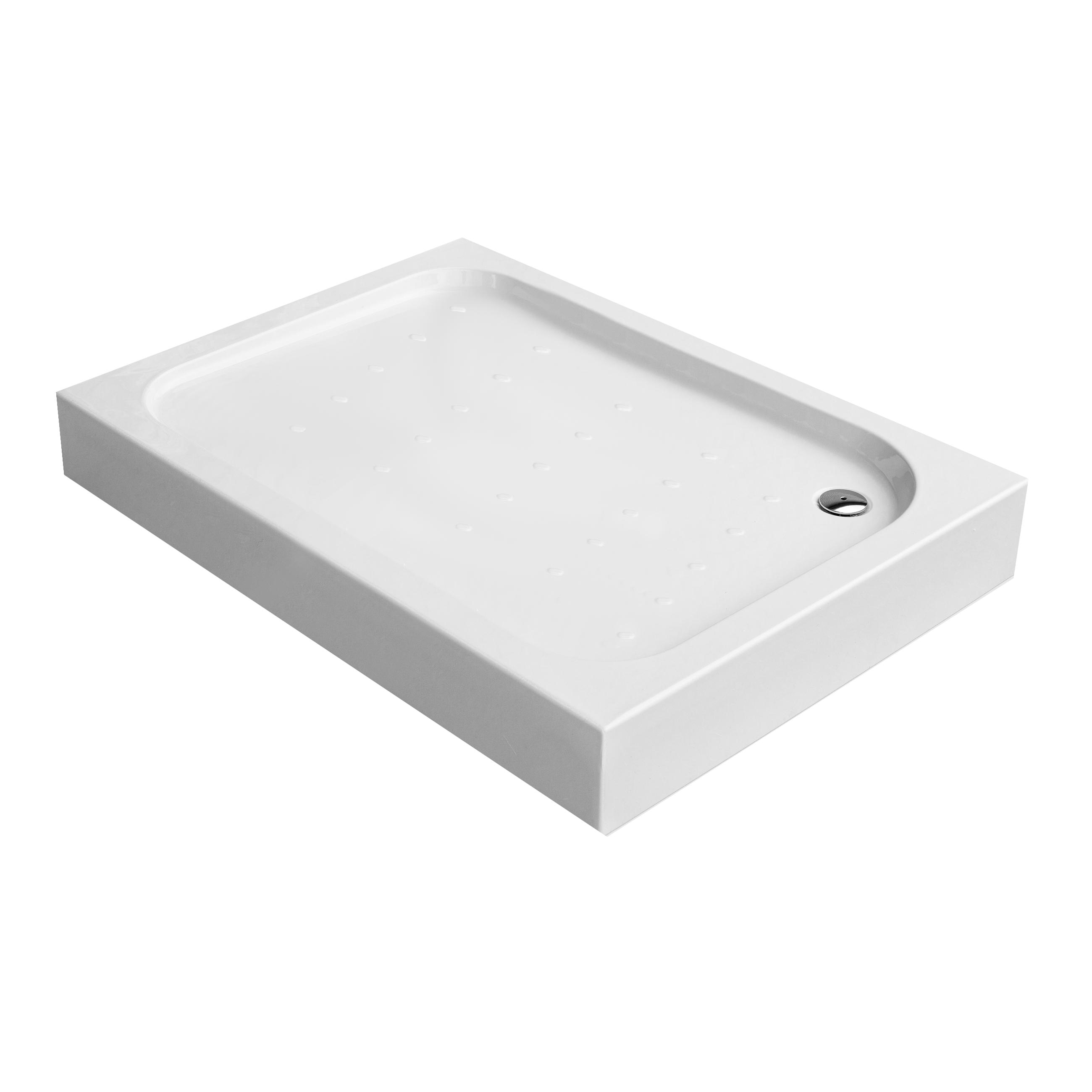 Brodzik prostokątny Schedpol Comfo 100 × 80 x 16 cm biały - 4