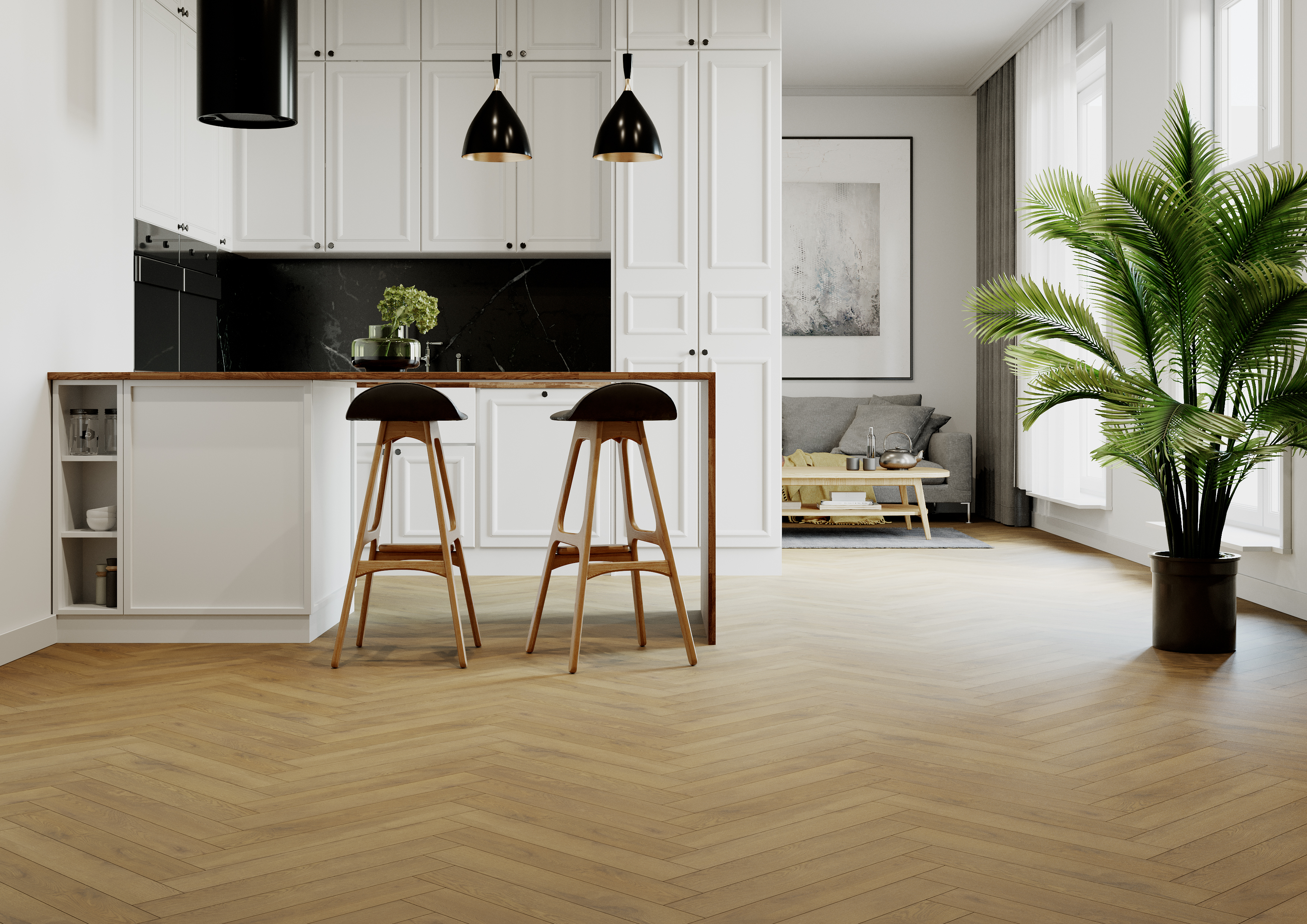 Gres szkliwiony Pinea Honey 9.2x60 Greenline Tiles - 2