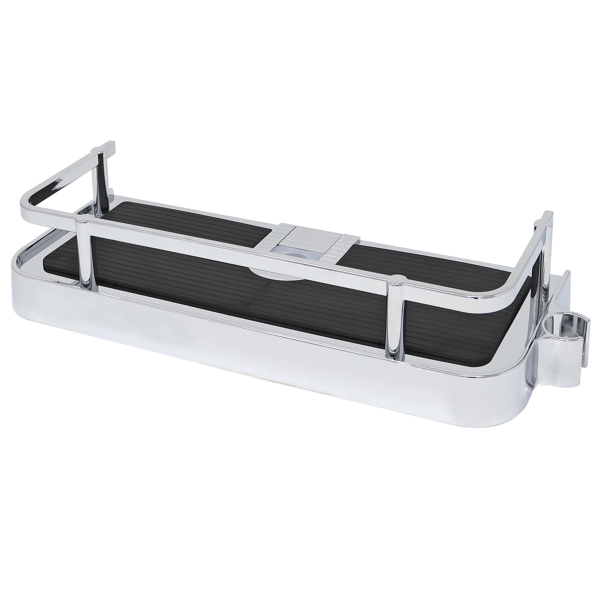 Organizador de ducha estante ducha gris / plata 34x8x12 cm