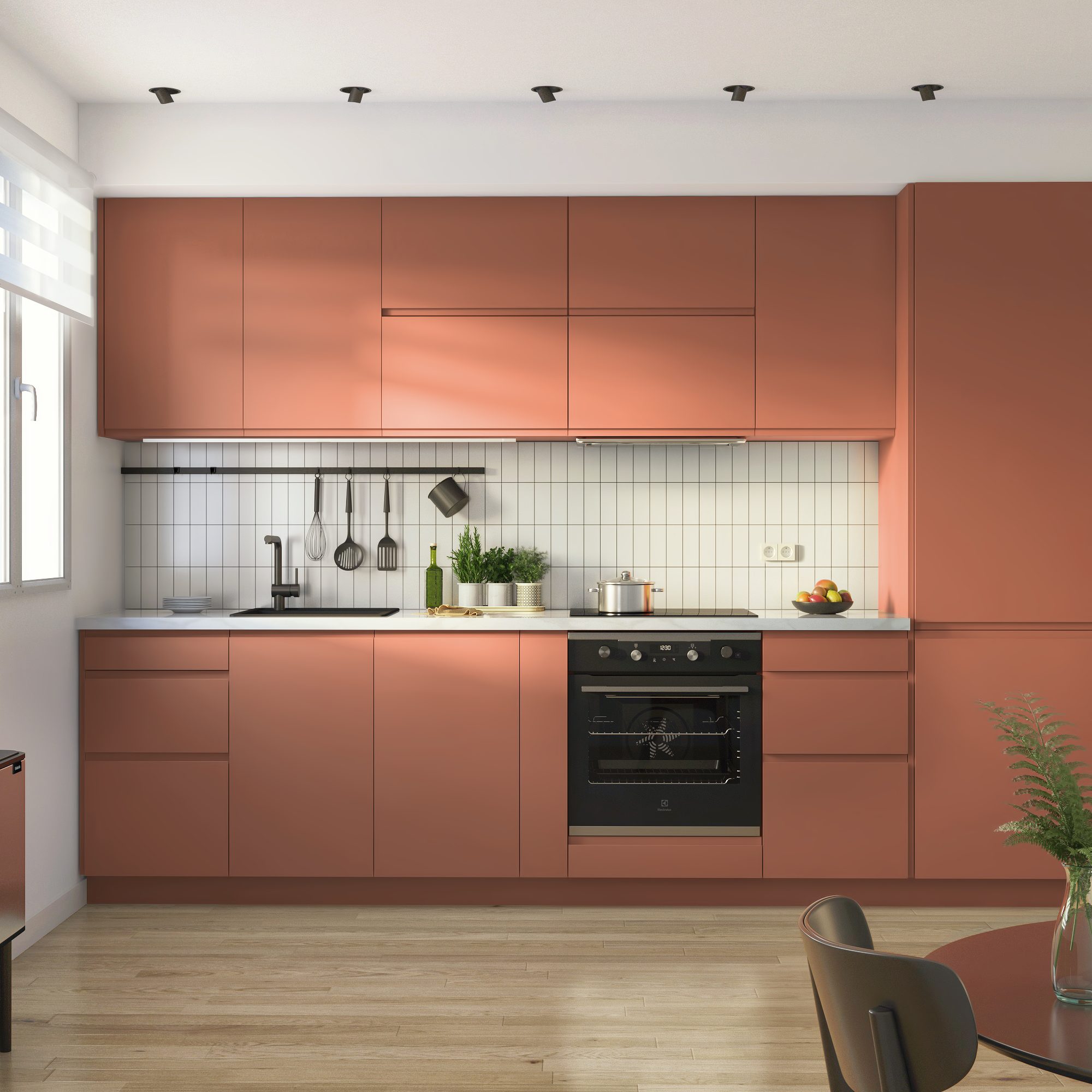 Joue de finition Tokyo terracotta H.76.5 cm x L.62 cm x Ep.19 mm - 5