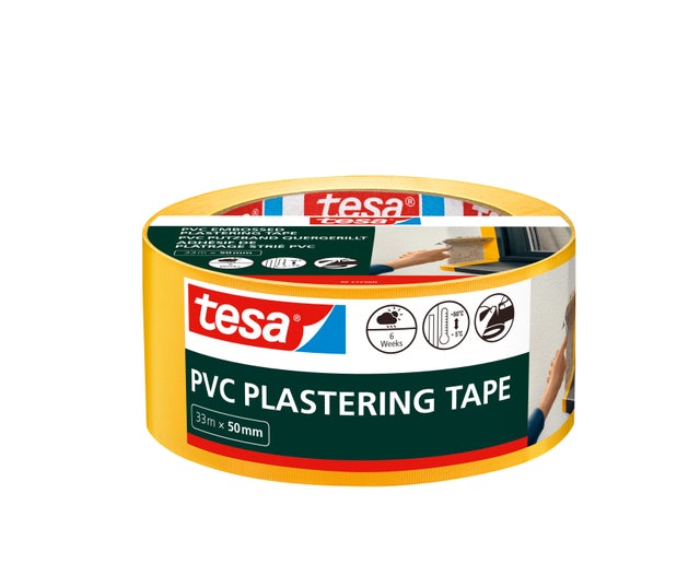 Cinta de pintor fuerte fachada 33mx50mm amar