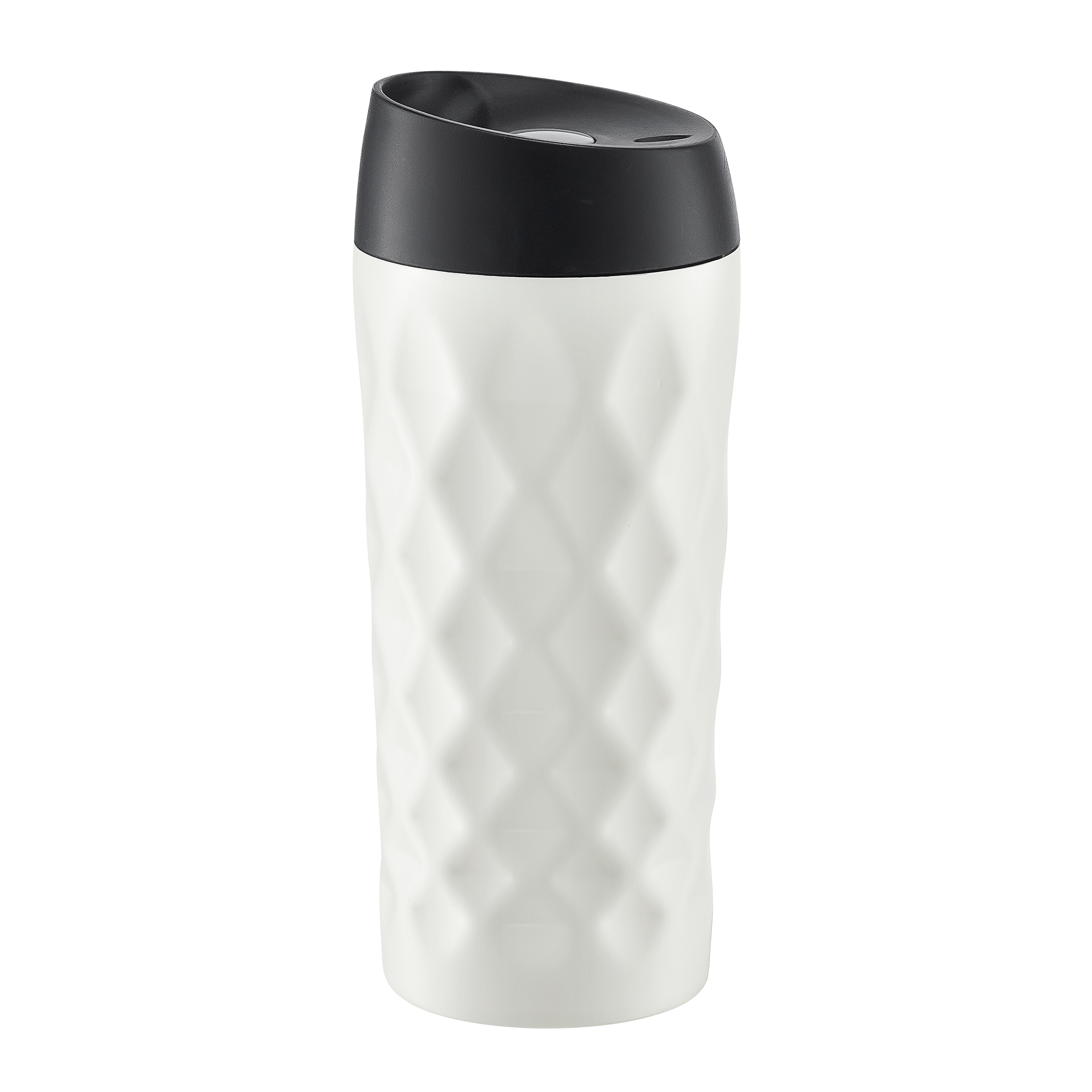 Kubek termiczny ze stali nierdzewnej Diamond kremowy 400 ml Ambition