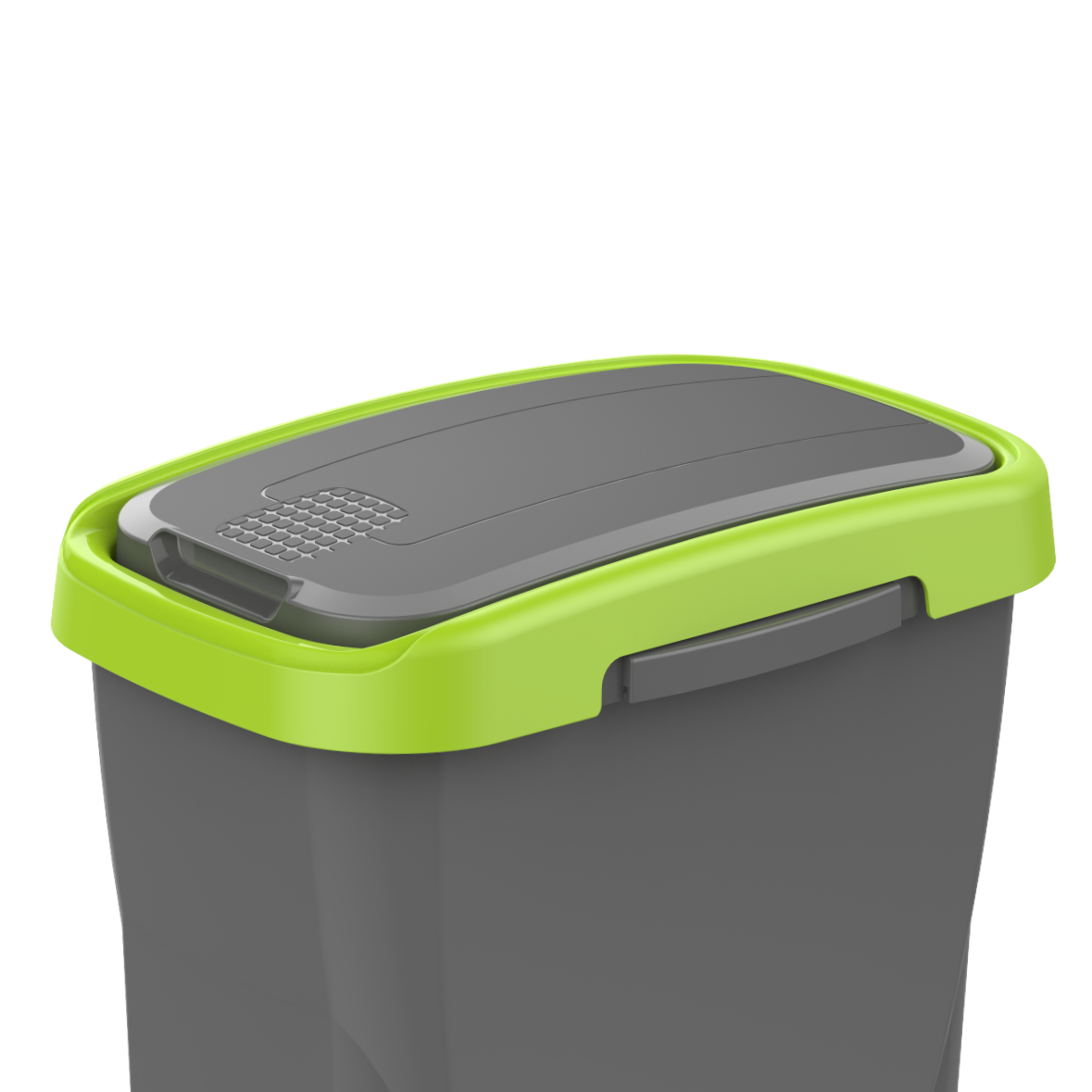 Pattumiera per raccolta differenziata Ecoswing Green Loop manuale grigio e verde 25 L - 9