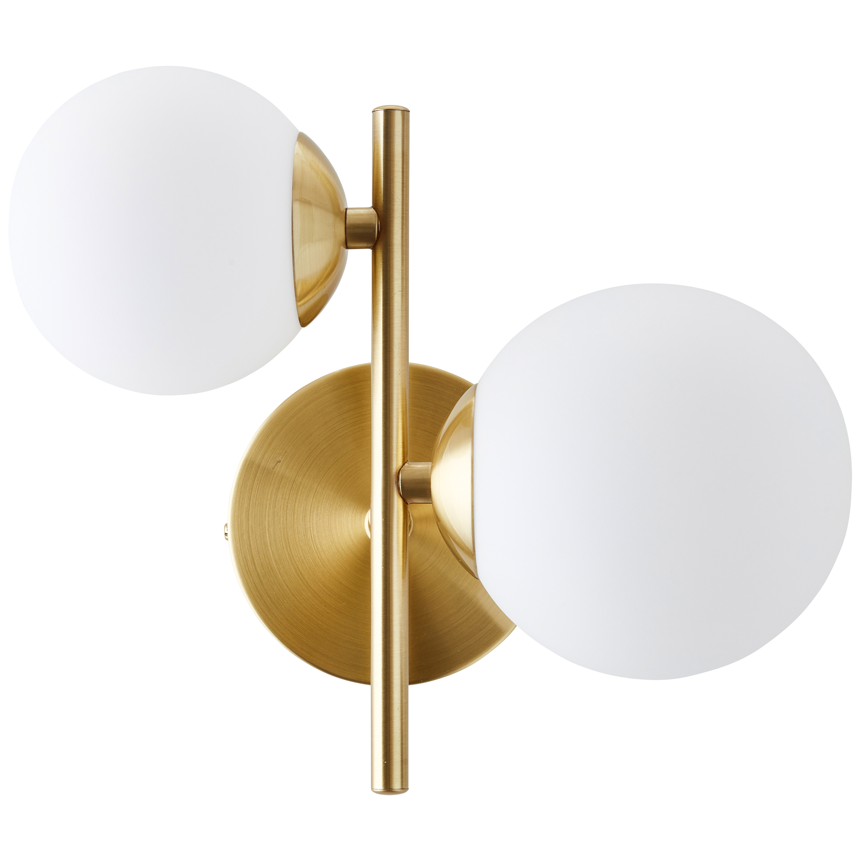 Applique murale G9, acier / cristal, laiton, Callas, INSPIRE - 5