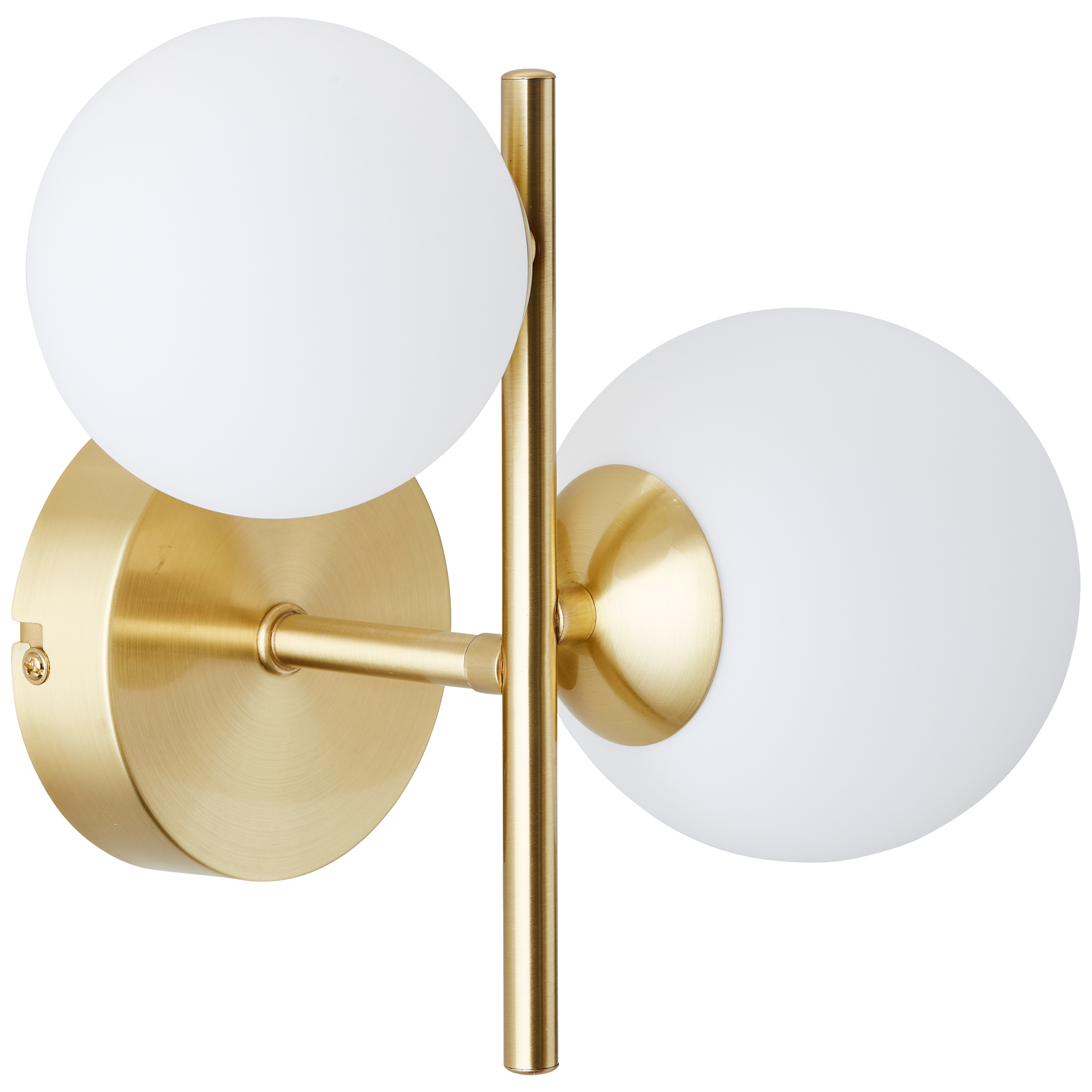 Applique murale G9, acier / cristal, laiton, Callas, INSPIRE - 6