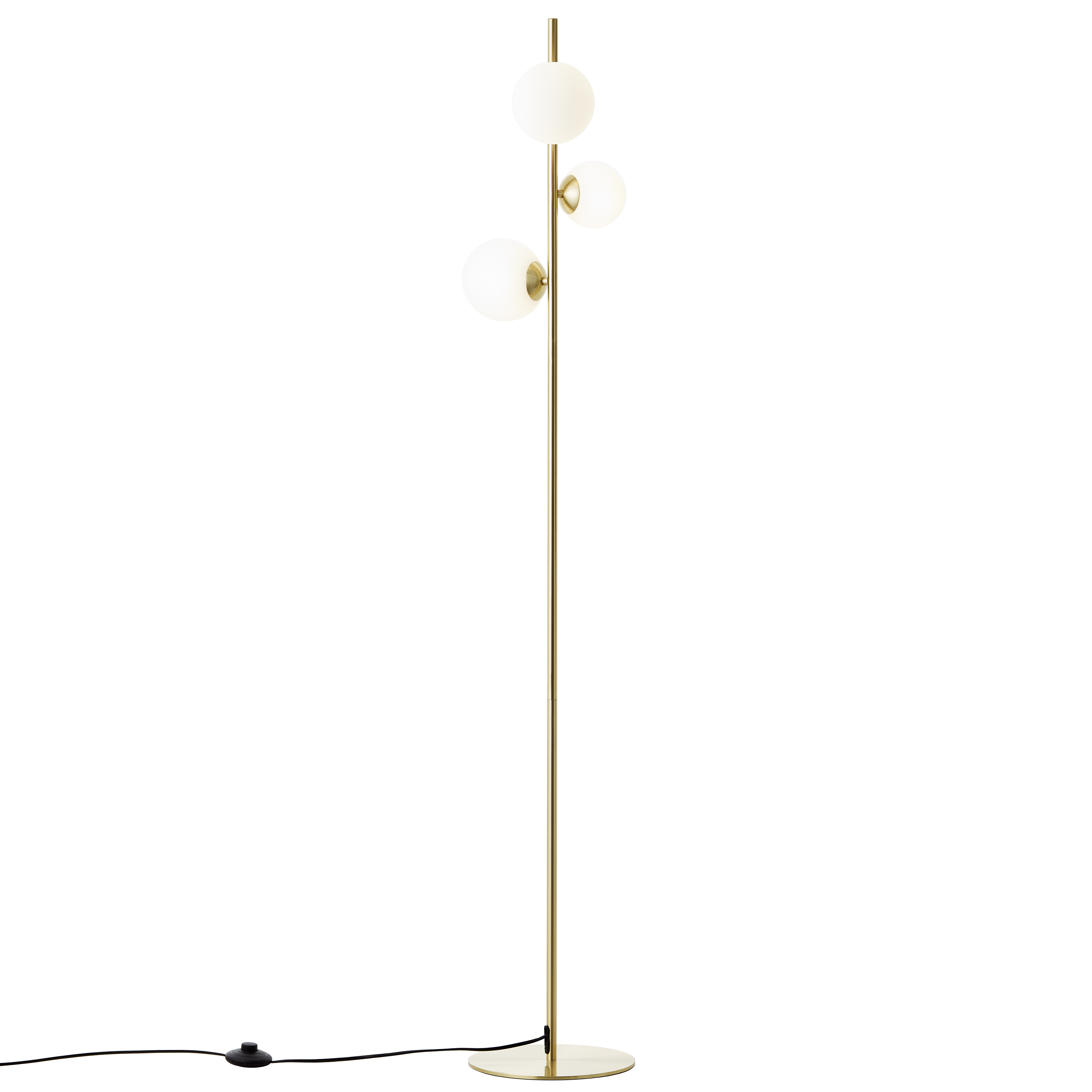 Lampadaire Callas, aluminium, doré,  H.155 cm INSPIRE, G9 - 7