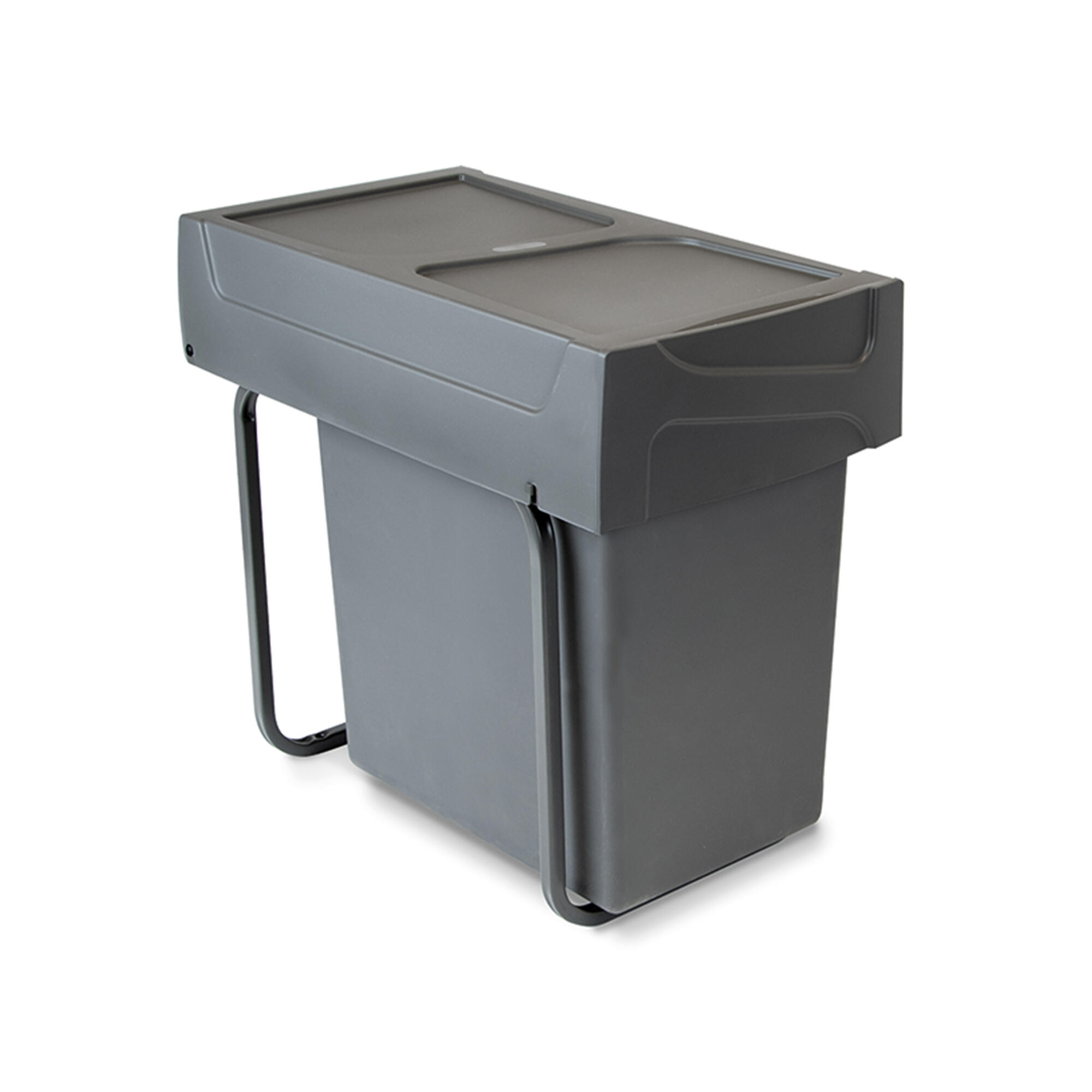 Poubelle sous-évier 20 Litres Gris Anthracite - 6