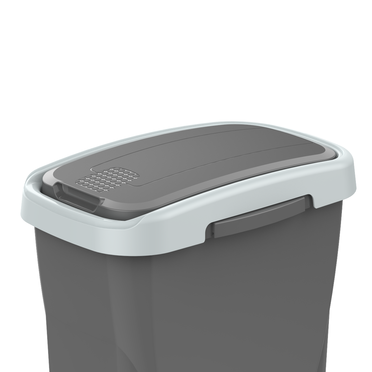 Pattumiera per raccolta differenziata Ecoswing Green Loop manuale grigio 15 L - 8