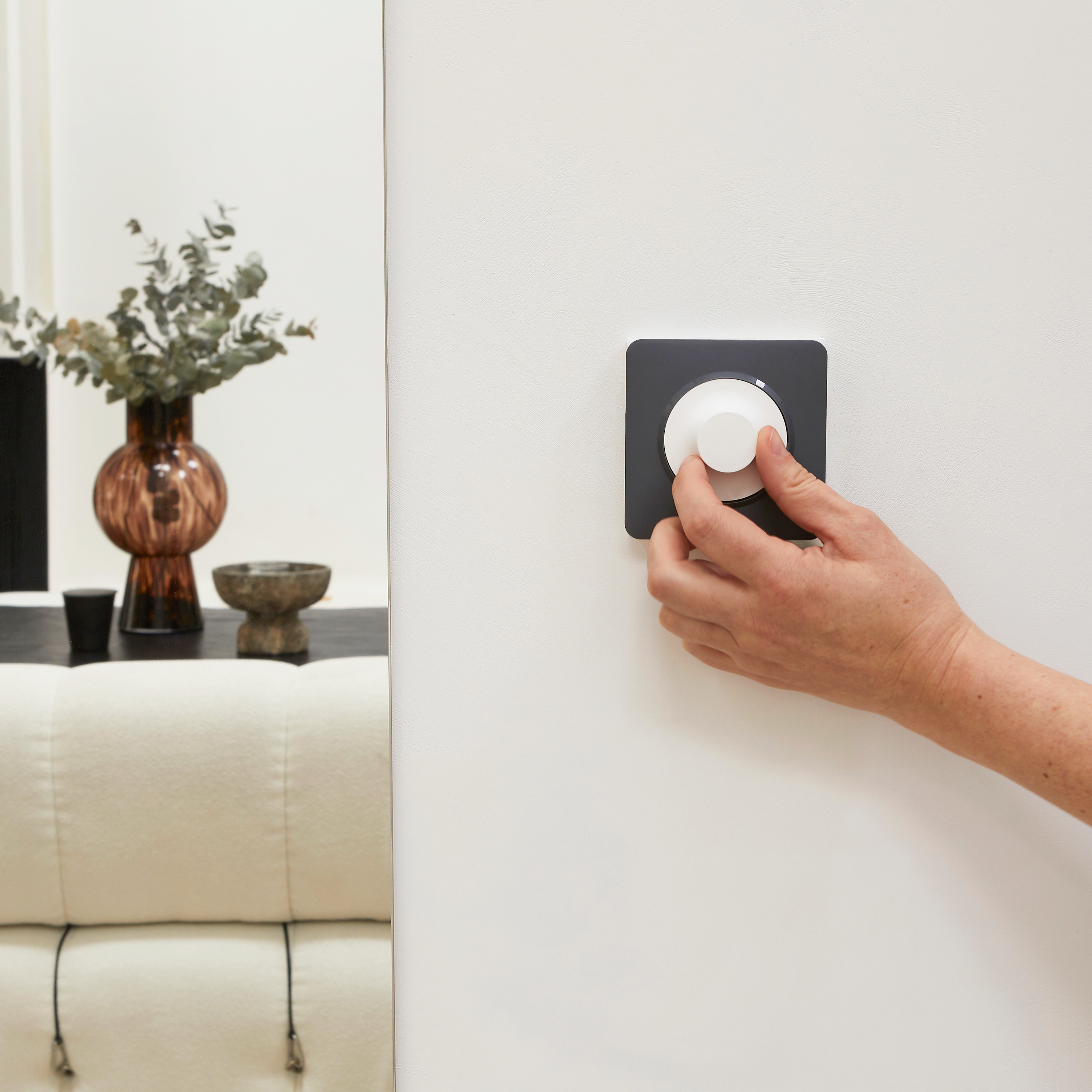 Plaque triple Lumia, LEXMAN, anthracite paris 2 - 8