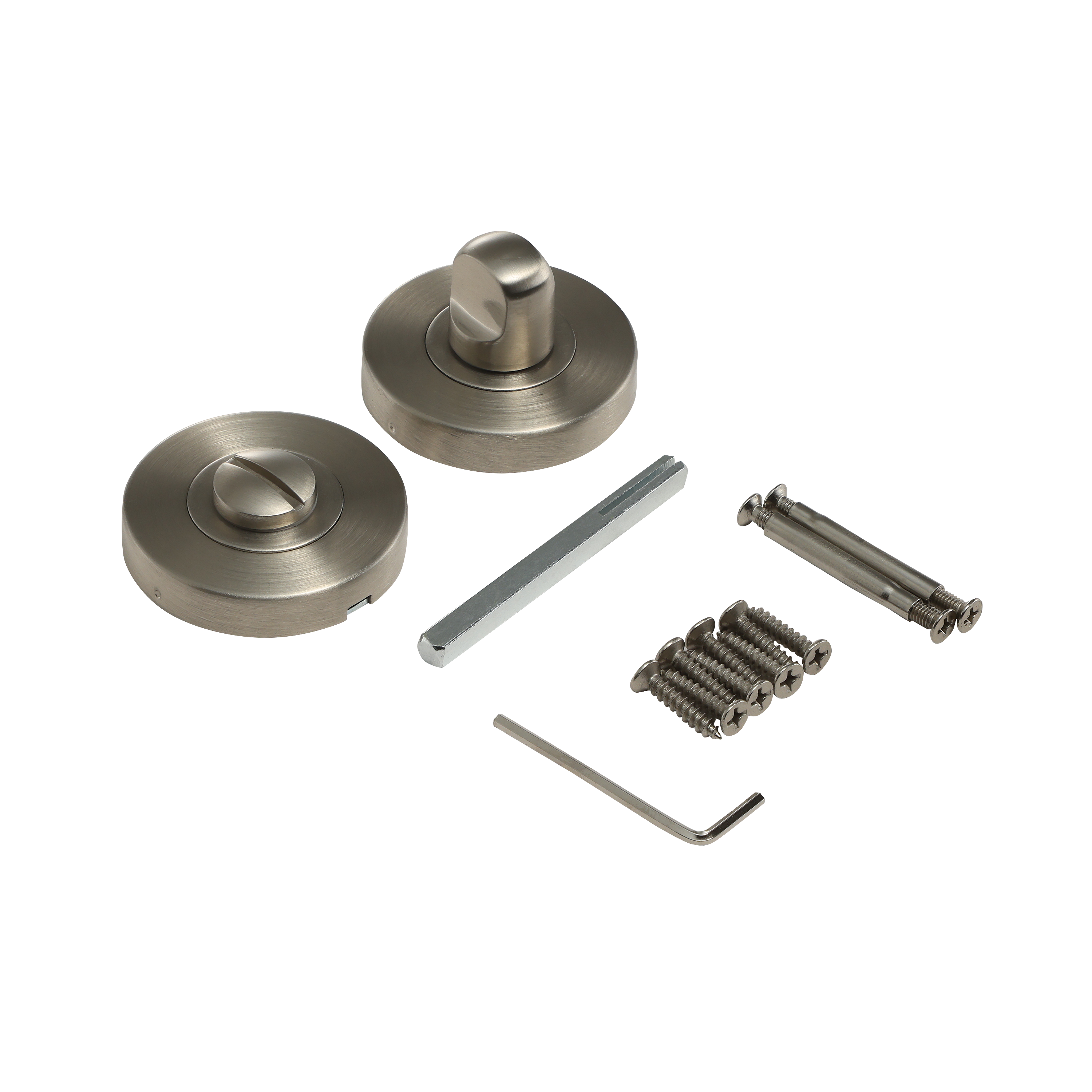 2 rosaces INSPIRE condamnation/décondamnation L1 acier nickel satiné A2 - 5