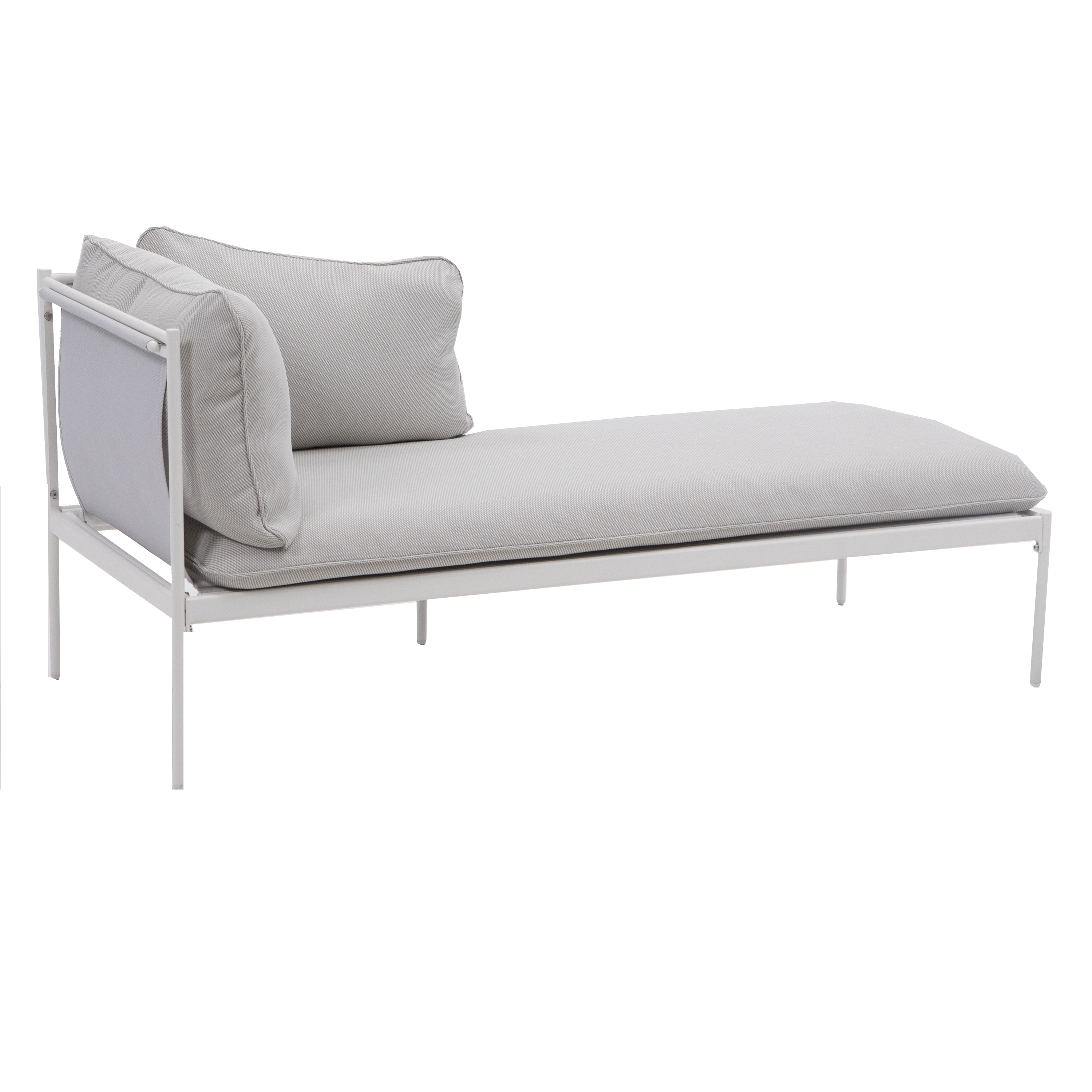 Méridienne en acier blanc Sigma NATERIAL - 9