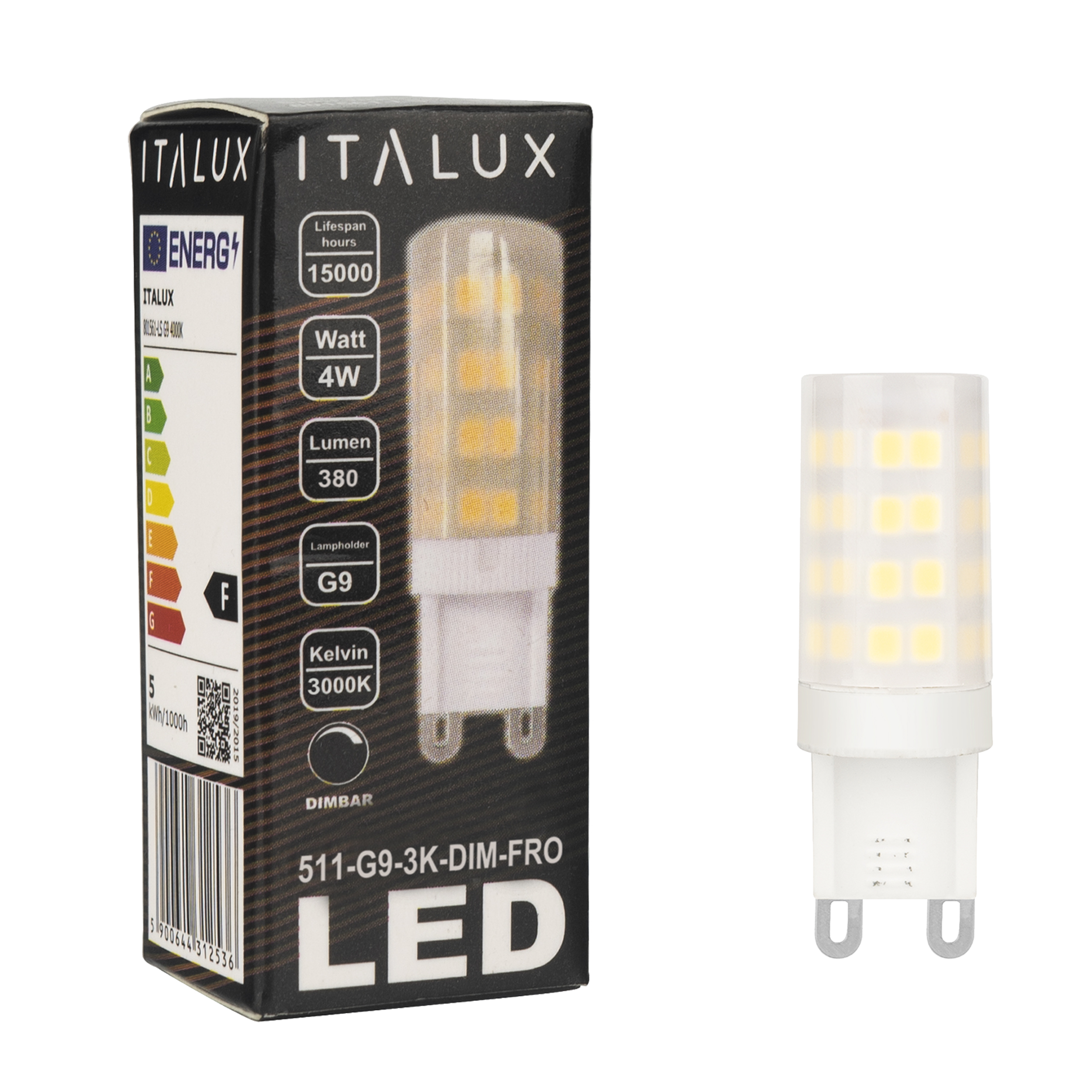 Żarówka G9 SMD 4W 380LM 3TK DIM ML PL Ciepła biel