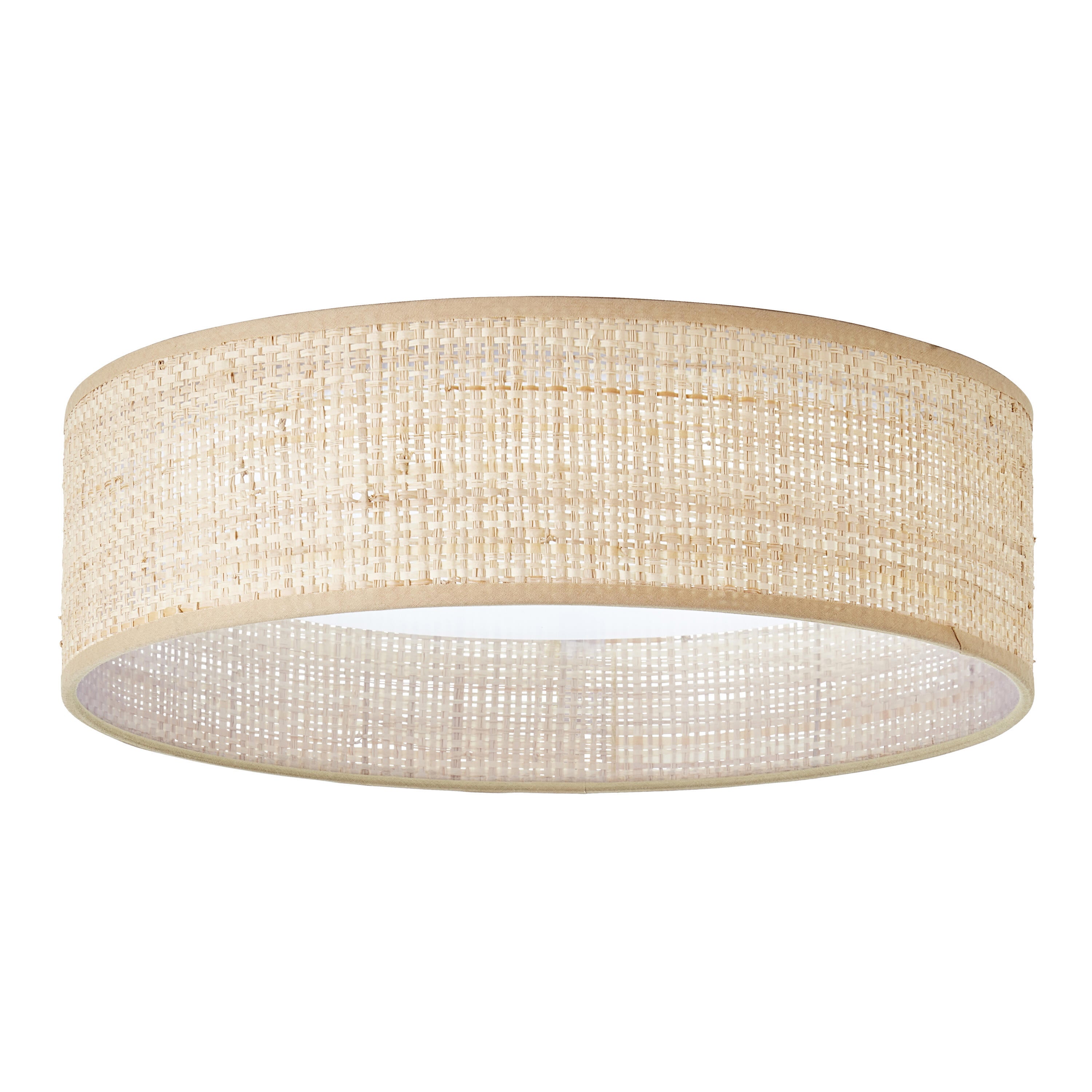 Candeeiro de teto Carvi ráfia LED 2500lm 6500k ⌀33 cm Inspire - 15