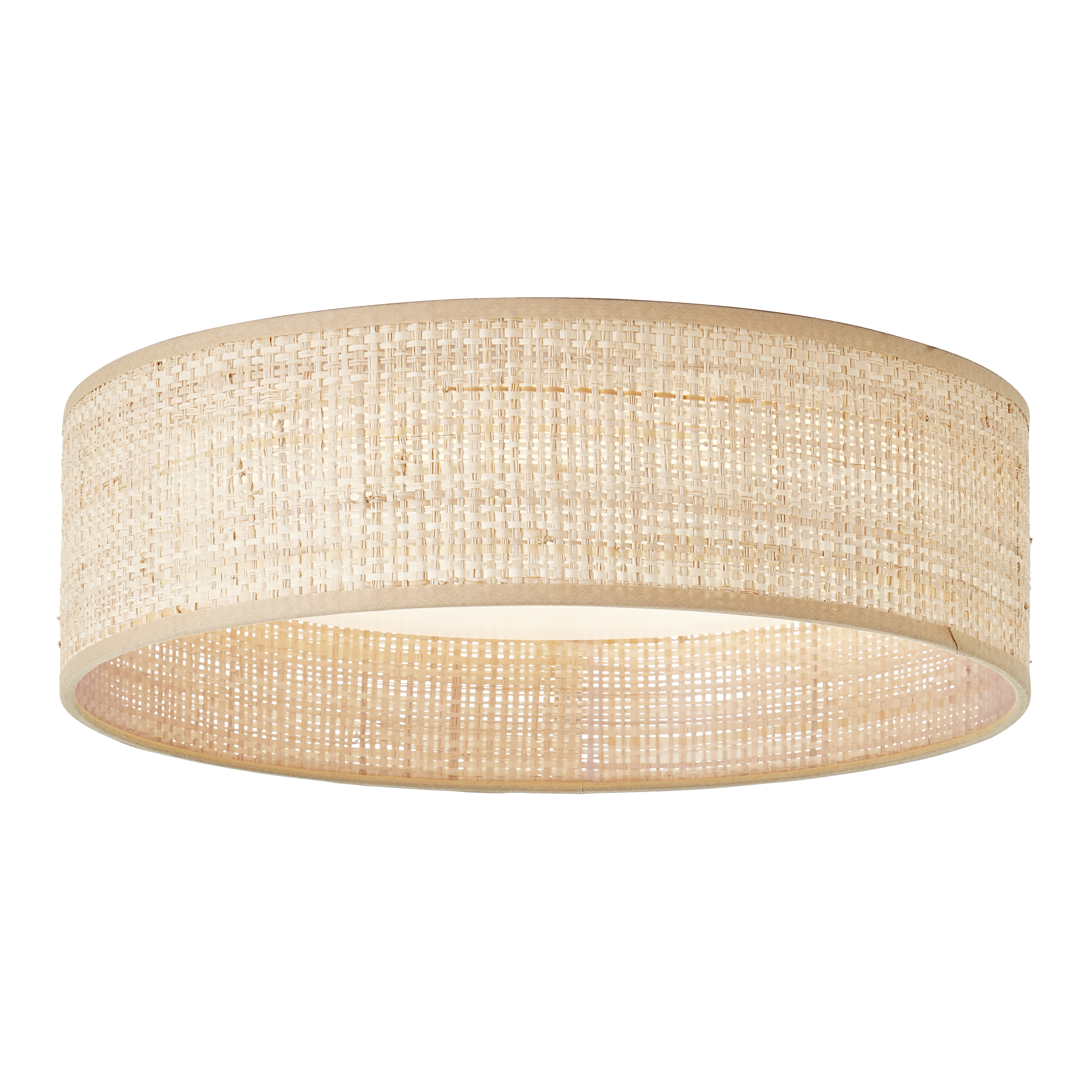 Candeeiro de teto Carvi ráfia LED 2500lm 6500k ⌀33 cm Inspire - 5