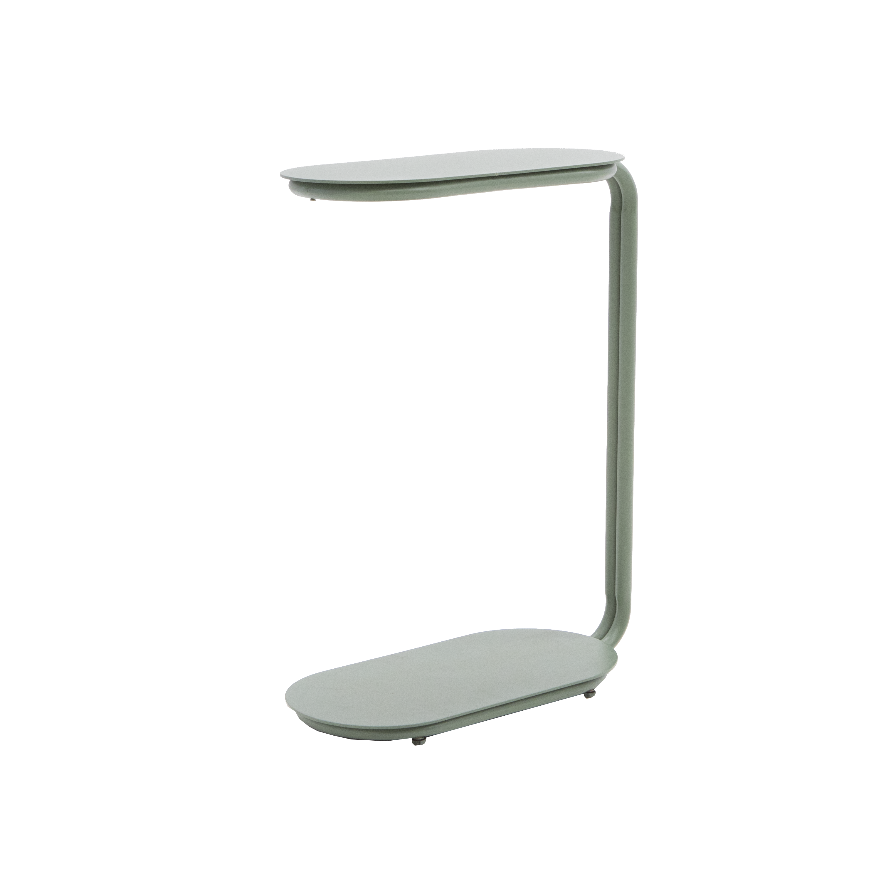 Tabella finale in acciaio con piano in metallo verde 49x22cm - 3