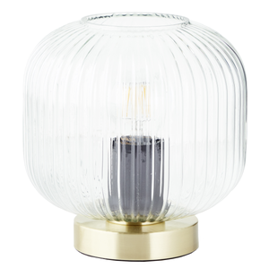 Lampe Dipsy, acier, transparent, H.21.5 cm INSPIRE, E27