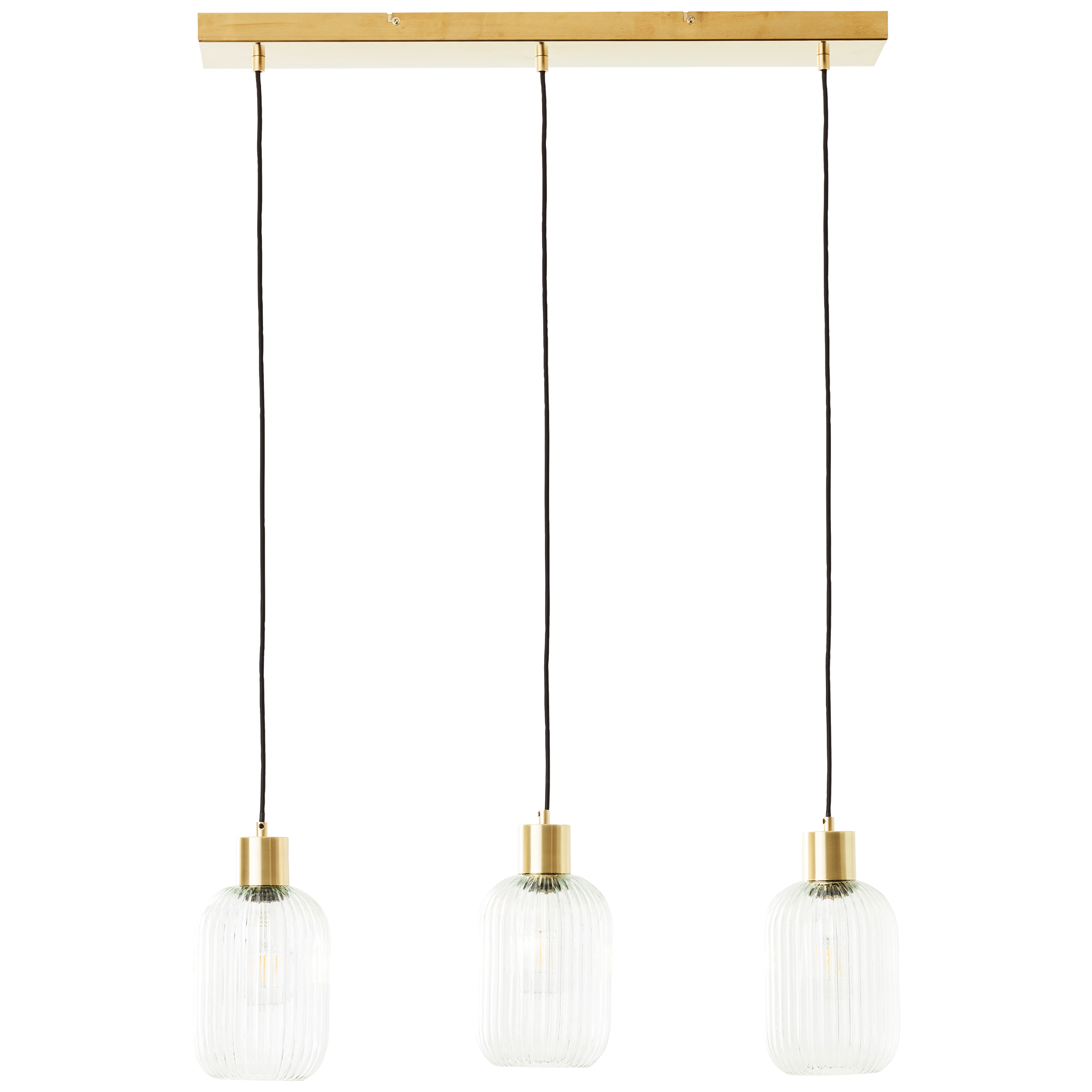 Candeeiro de teto suspenso DIPSY 3 luzes E27 72cm vidro inspire - 30