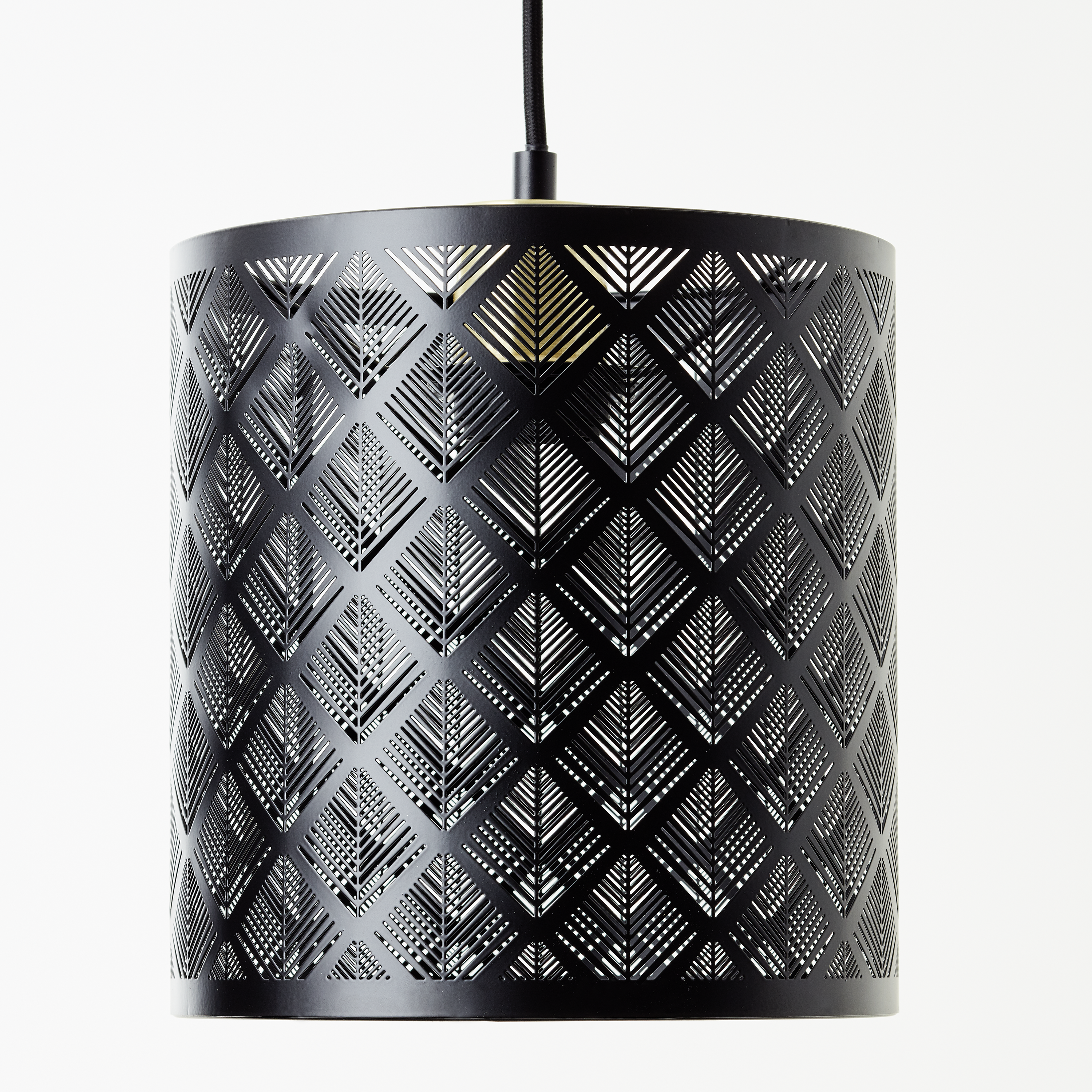 Lampa wisząca Galati czarna E27 szer. 20 cm Inspire - 17