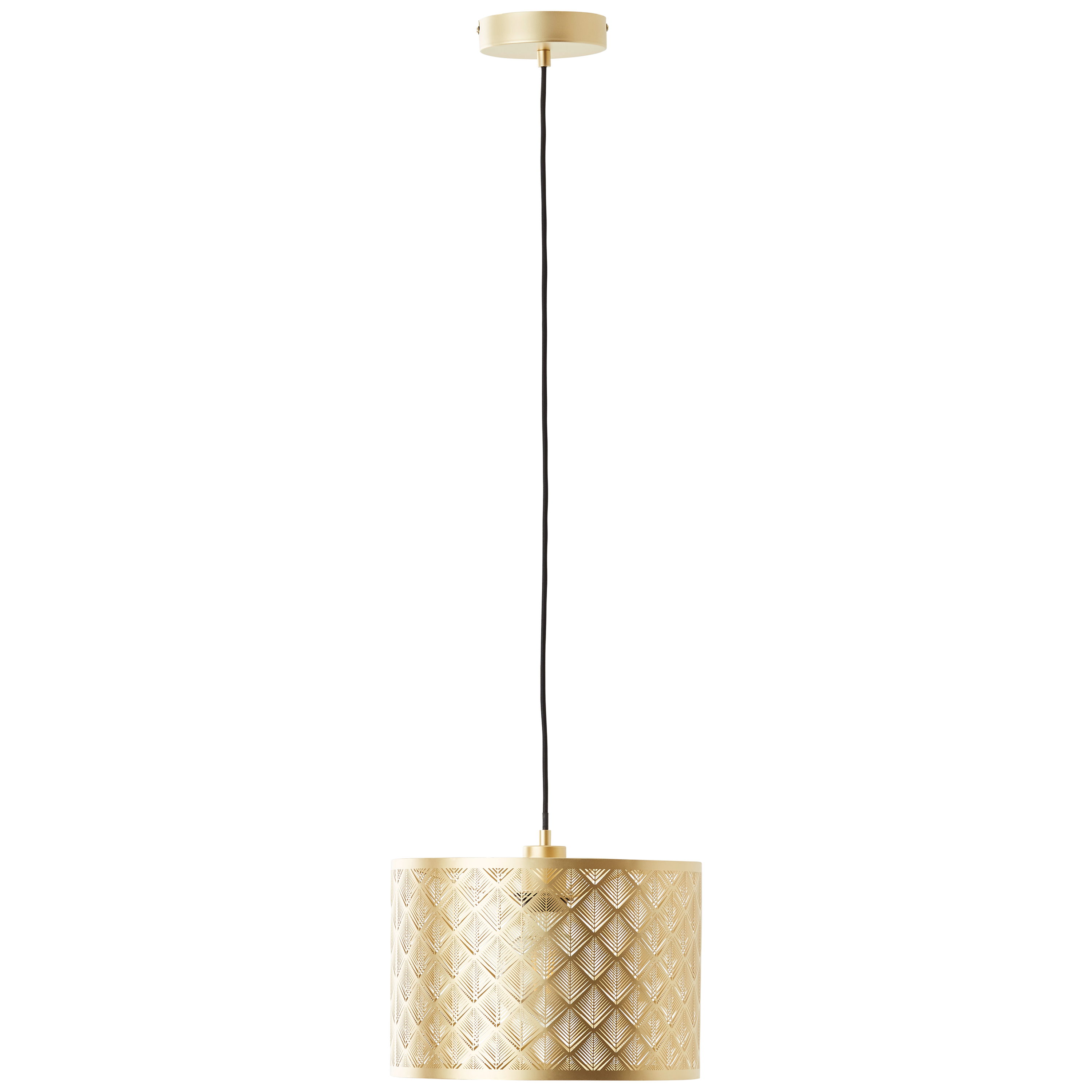 Candeeiro de teto suspenso E27 1 luz D30 cm metal/vidro Inspire Glati - 31