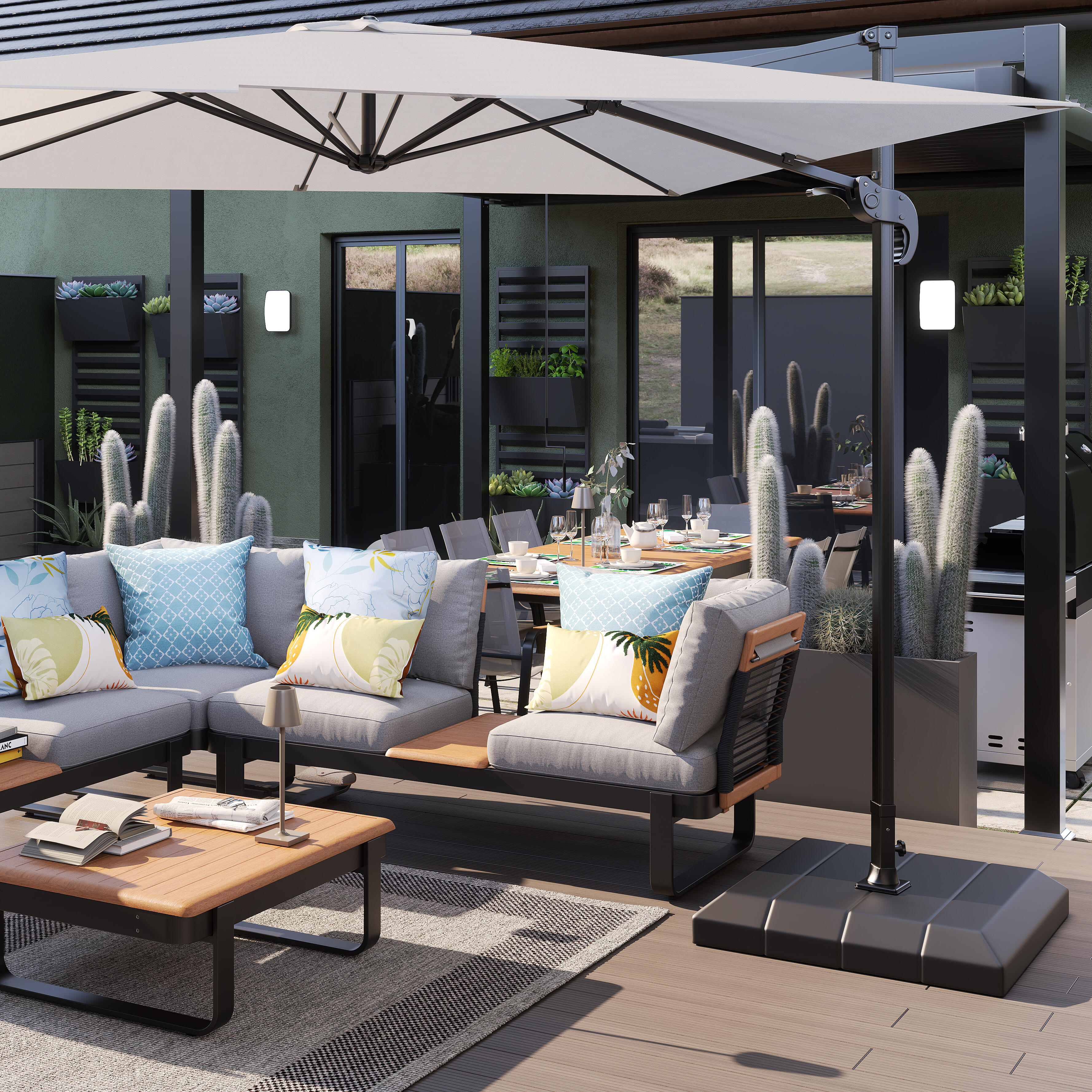 Meble ogrodowe zestaw Calypso Naterial - 1