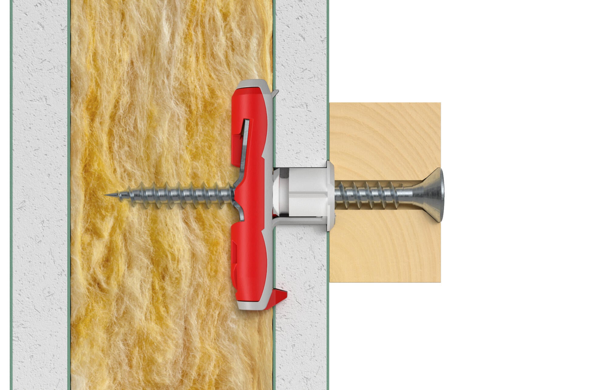 2 sujetador de palanca de nailon para pared hueca de 10x50 mm - 8