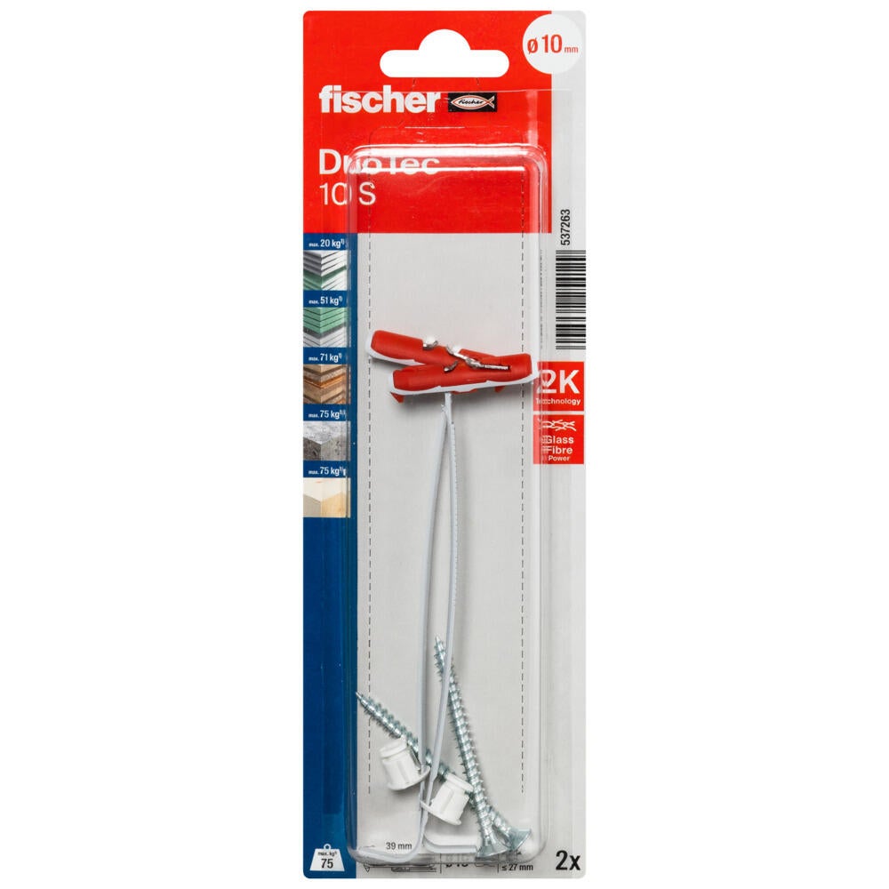 2 buchas com parafuso MULTIMATERIAL D10X39MM - 9