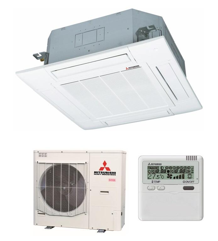 Aire acondicionado cassette mitsubishi fdt100vhs-w sm-tf