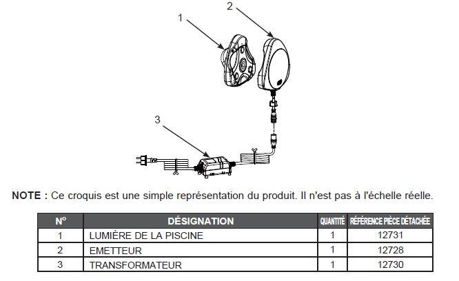 Spot LED de piscine INTEX multicouleur, 5 W - 10