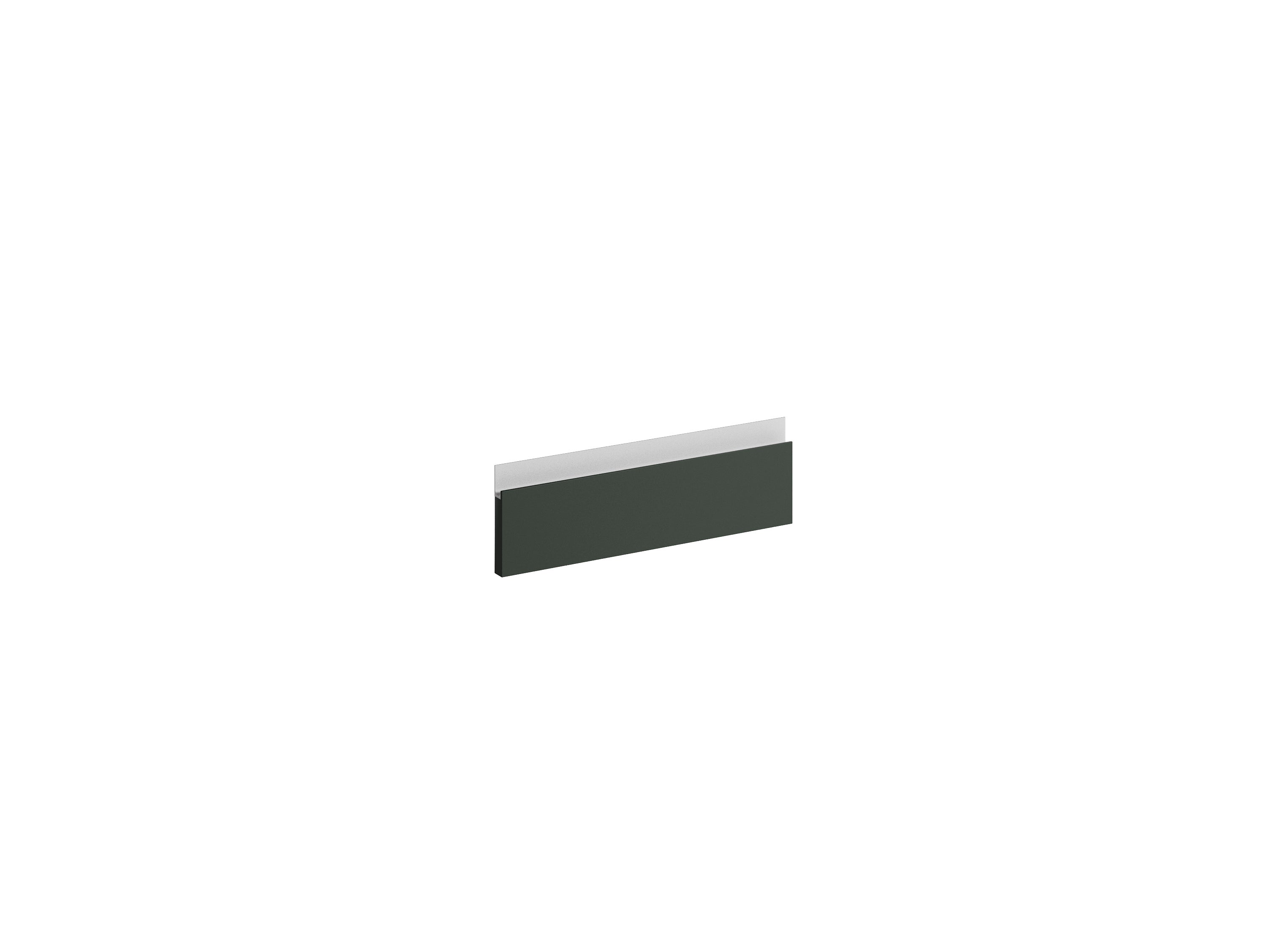 Frente de cajón mueble de cocina delinia id mikonos verde salvia mate 40x12.8cm
