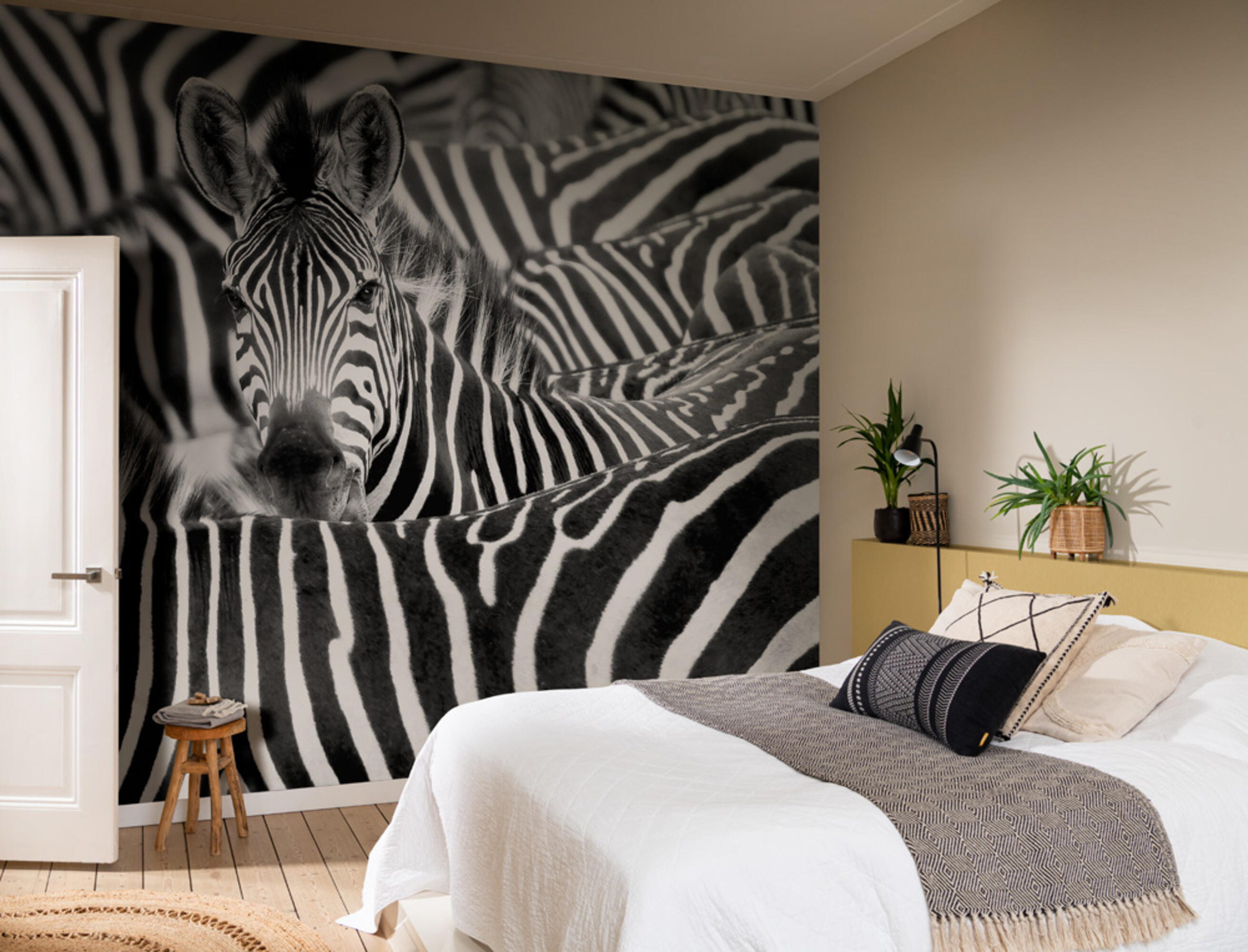 Mural papel liso limpieza con paño húmedo animales kenya 363609 multicolor 371 x 300 cm rasch