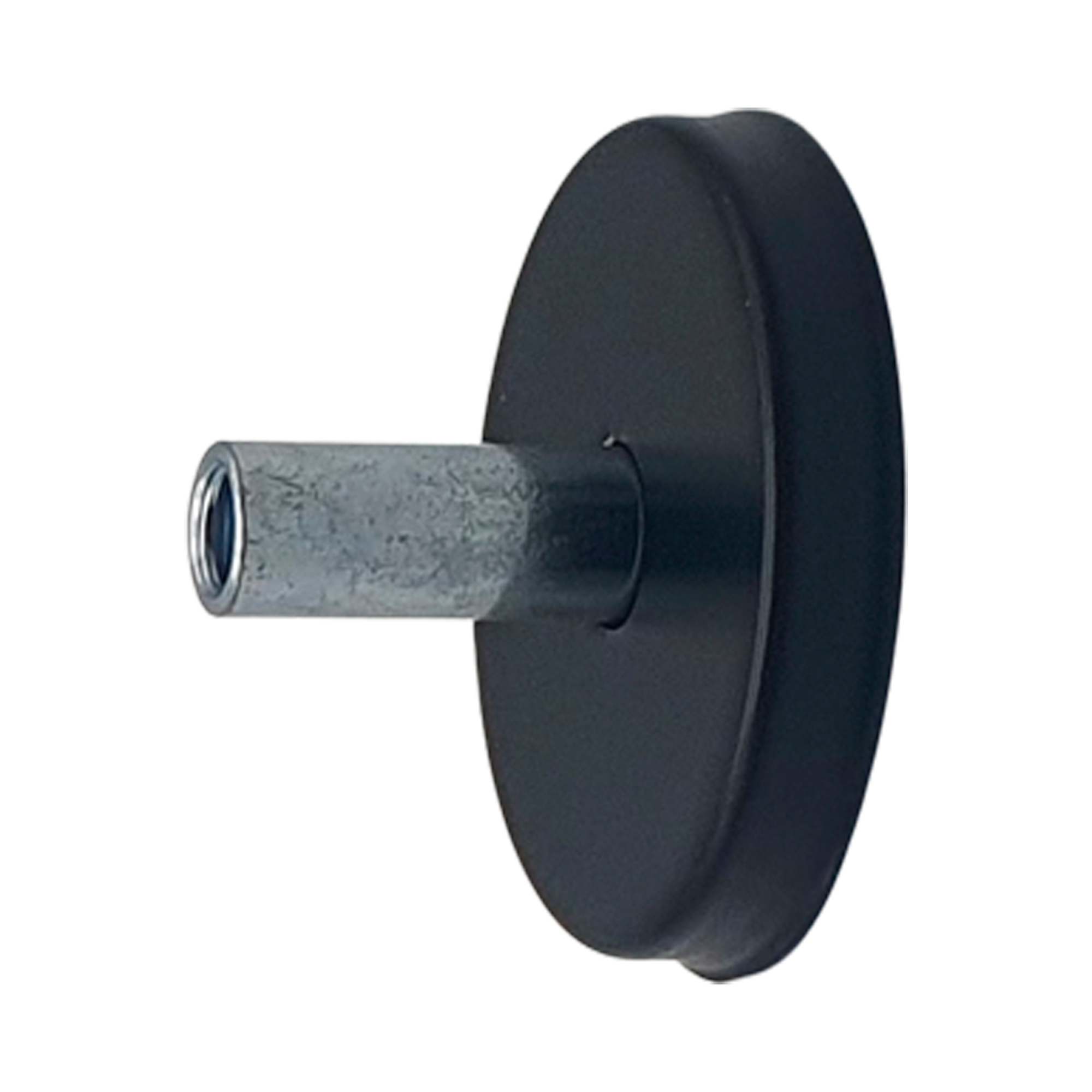 Base soporte riel redondo c/negro
