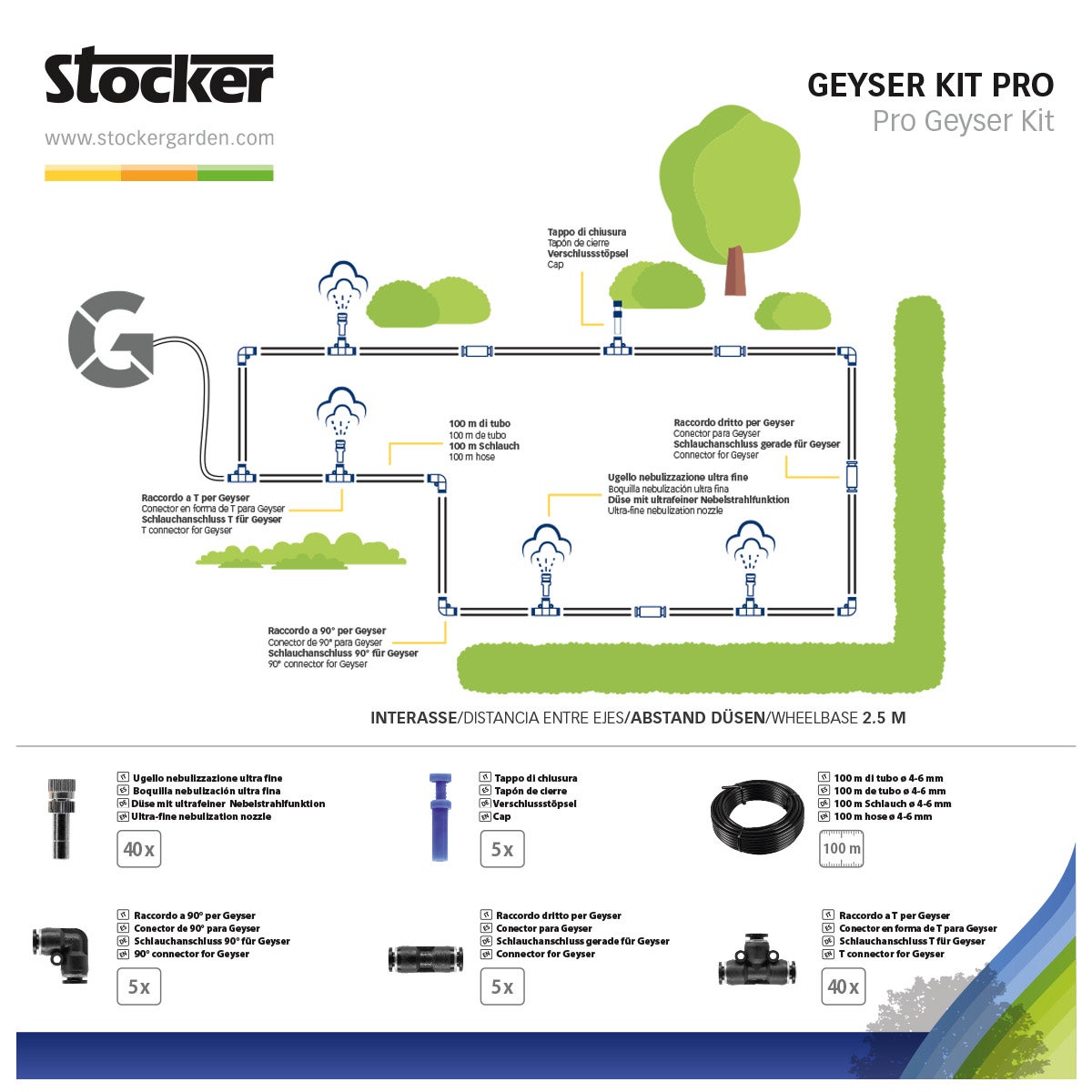 Kit nebulizzatore STOCKER Pro Geyser - 3