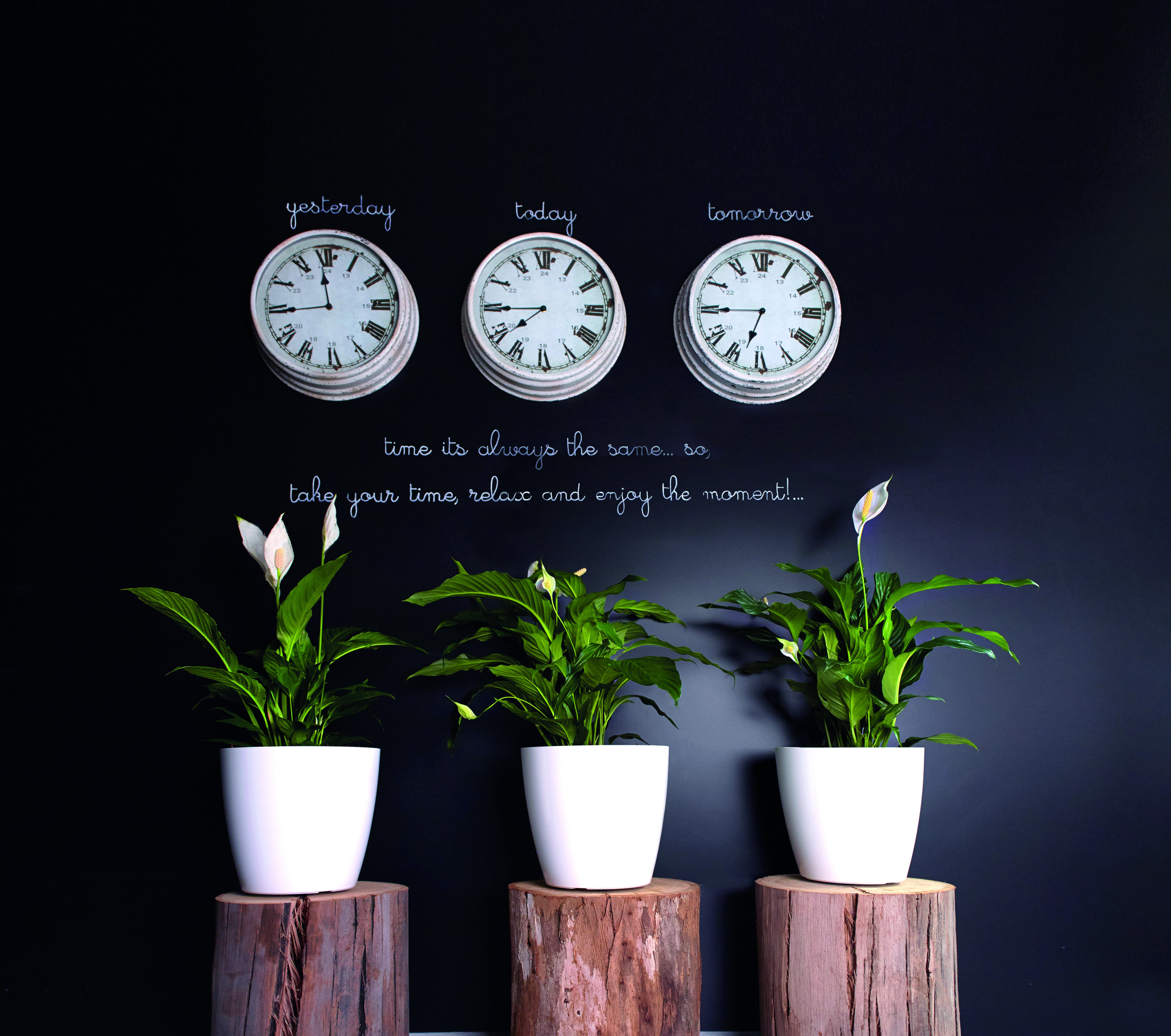 Vaso Sanremo ARTEVASI in polipropilene bianco lucido H 23 x ø 25 cm - 2