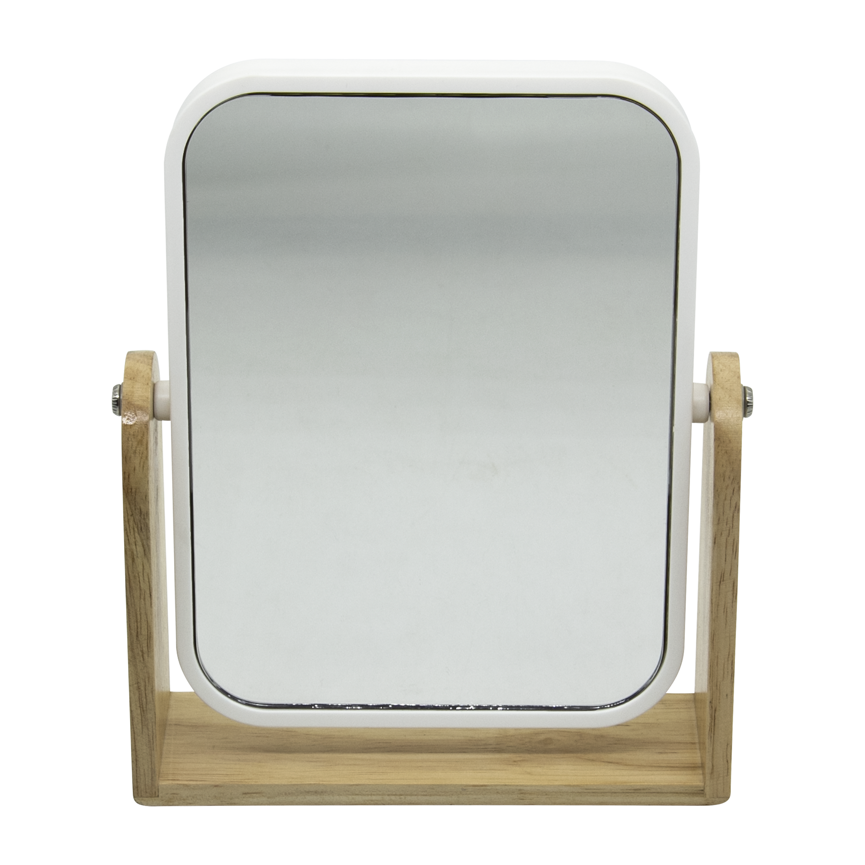 Miroir grossissant carré à poser Scandi blanc x 2 - 3