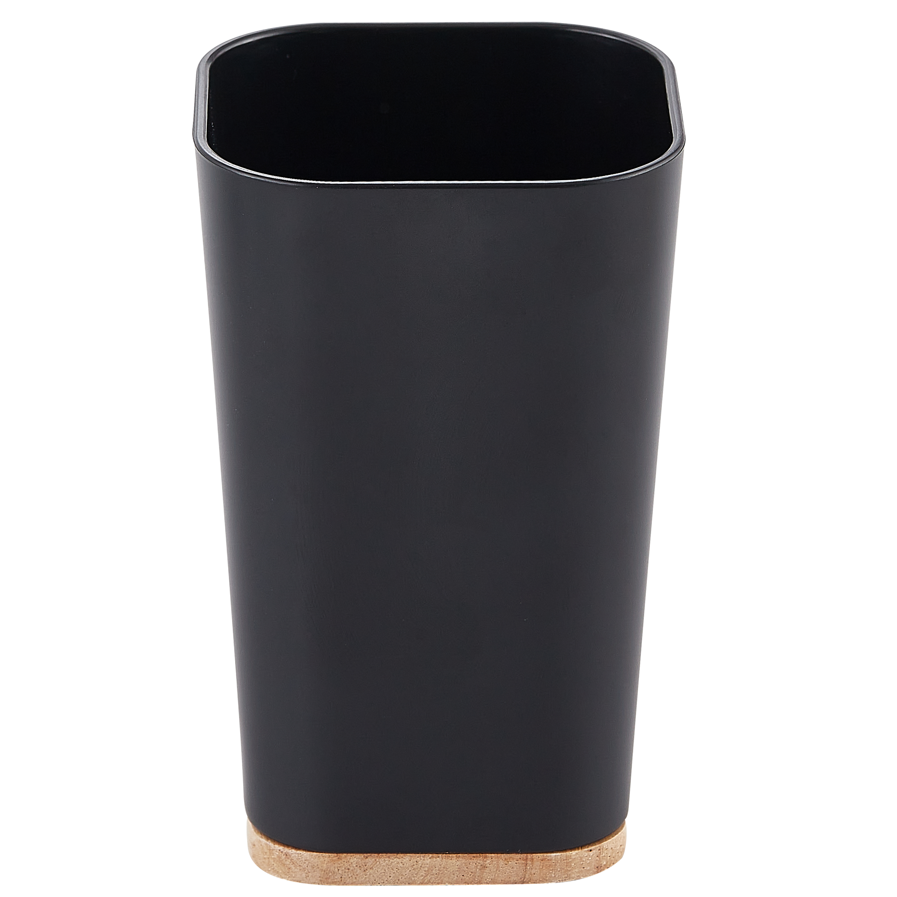 Vaso de baño scandi negro brillante