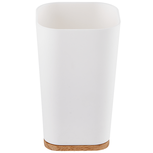 Vaso de baño Scandi blanco brillante