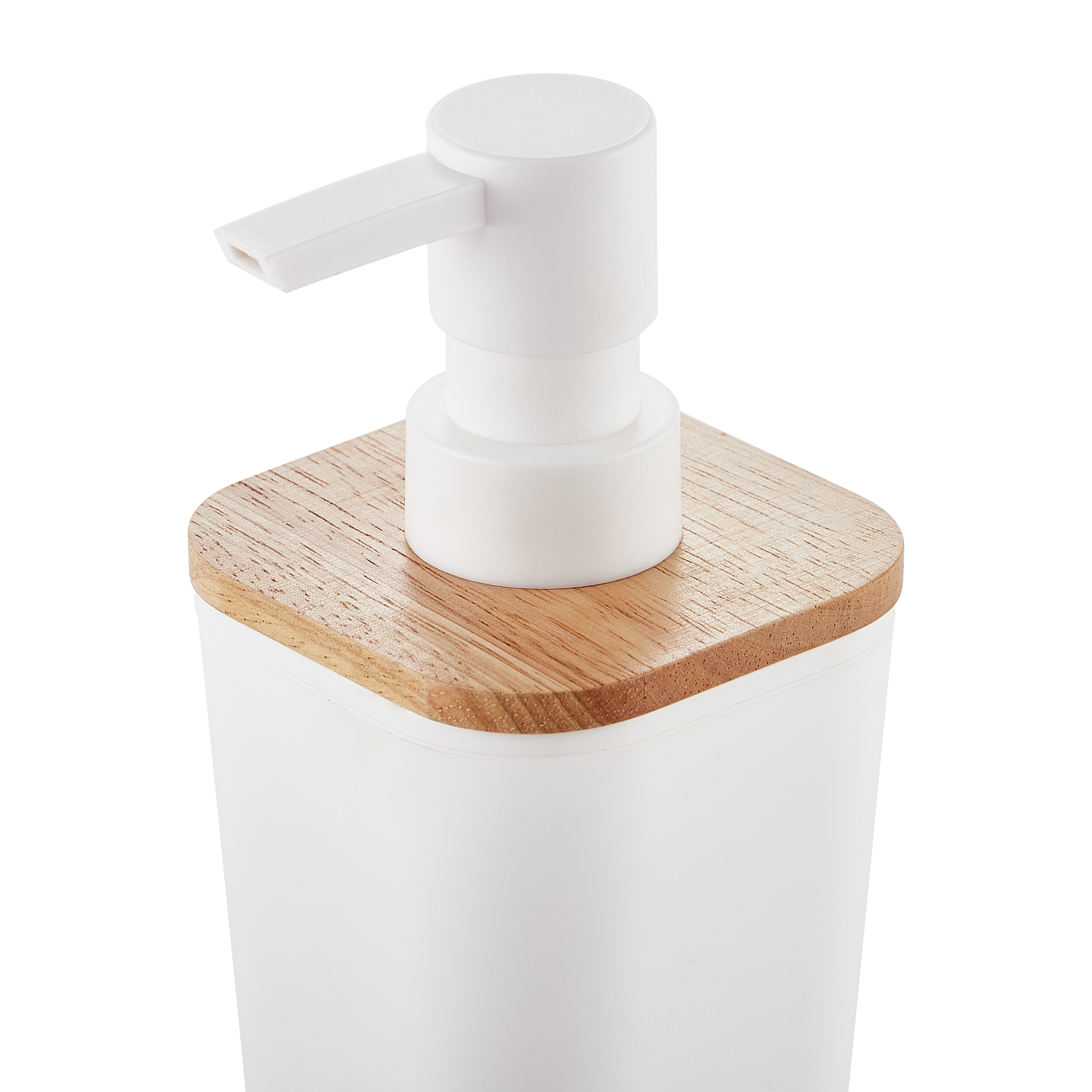 Dispensador de sabão 7,3x16,8x7,3 cm branco Sensea Scandi - 4