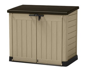 Armoire De Jardin Space - 87x46,5x160 Cm - Bleu Ciel - En Bois Sapin - Avec étagères Et Verrou